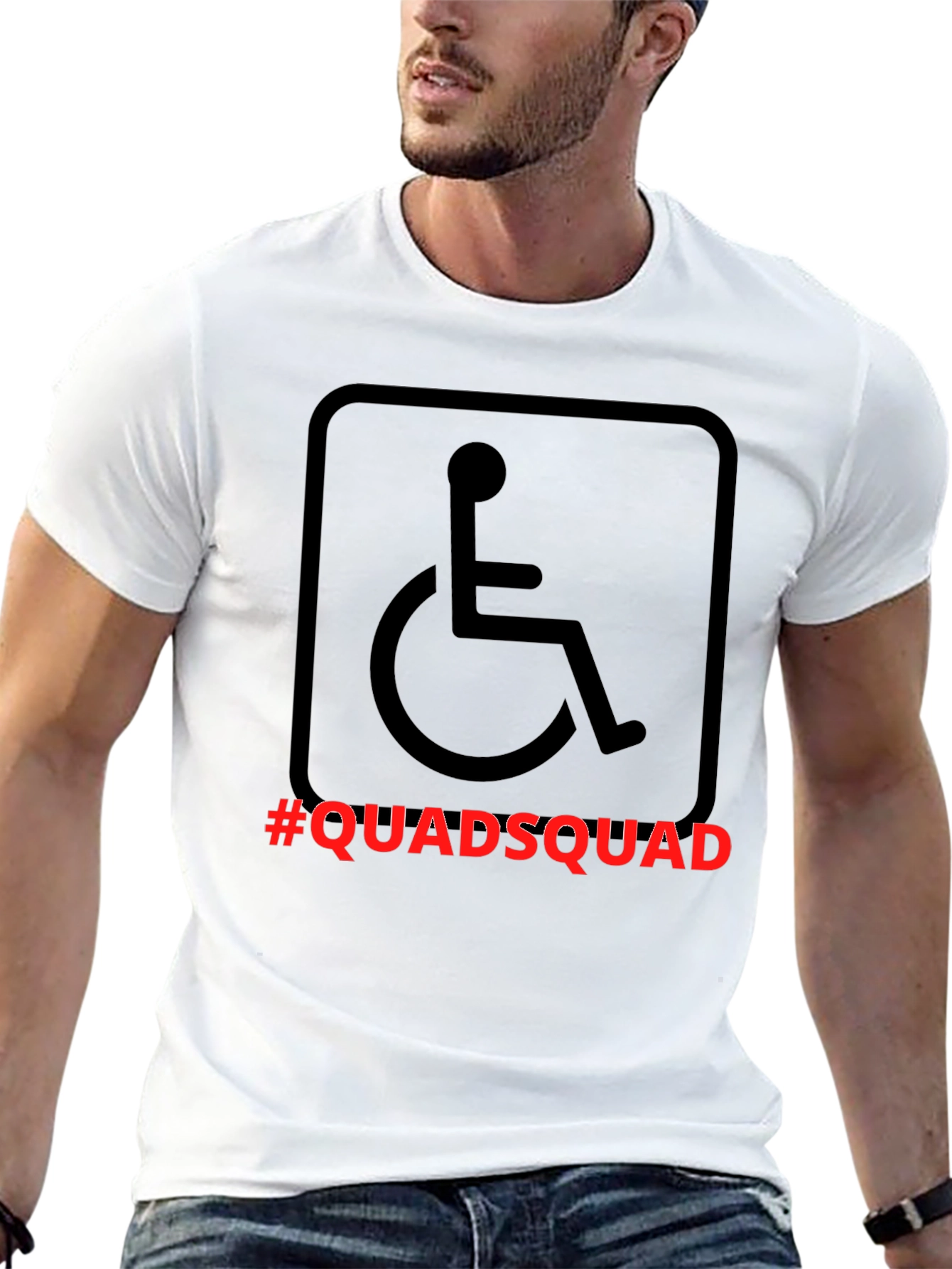 Quadsquad Graphic T-Shirt - Disability Awareness