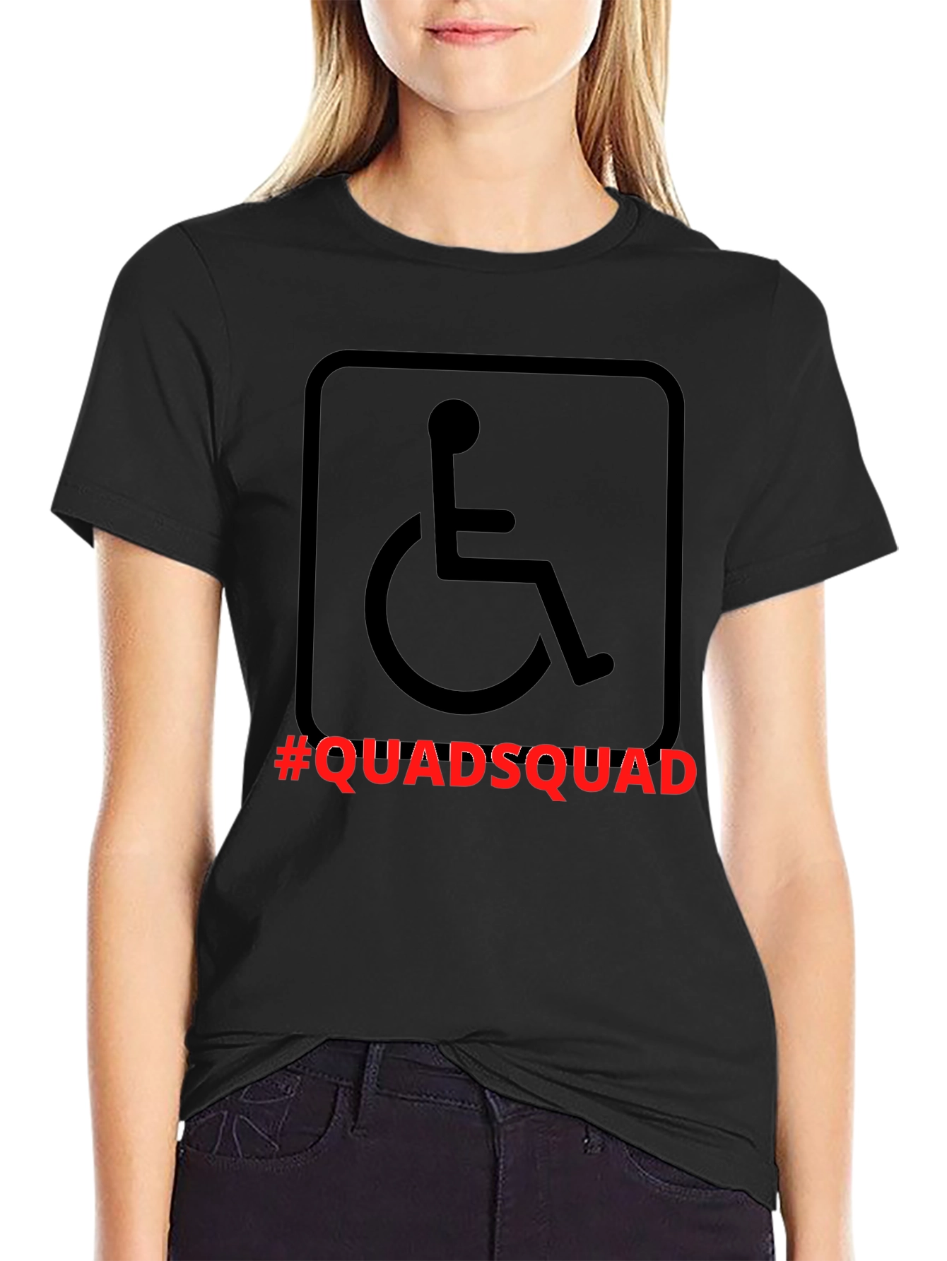 Quadsquad Graphic T-Shirt - Disability Awareness