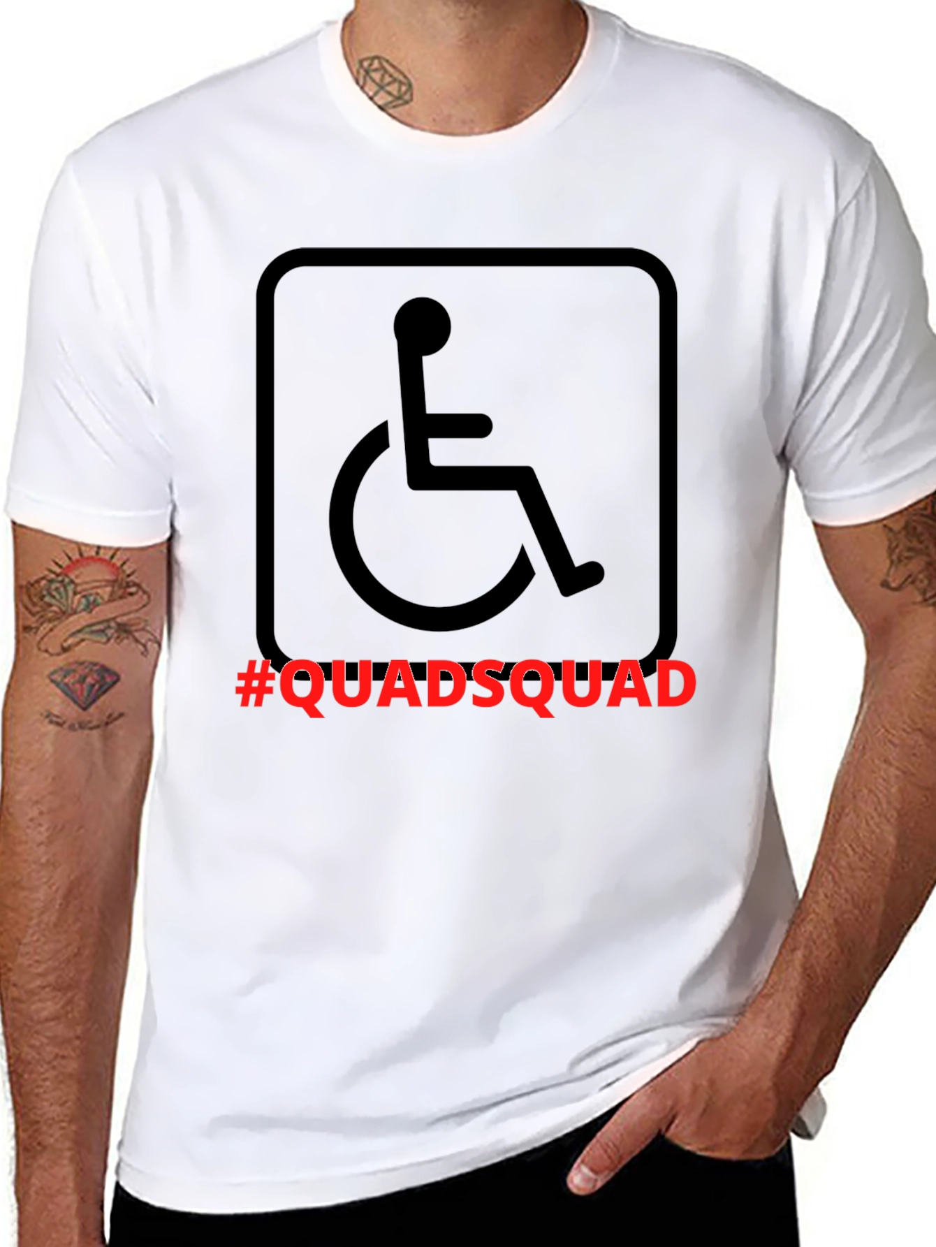 Quadsquad Graphic T-Shirt - Disability Awareness