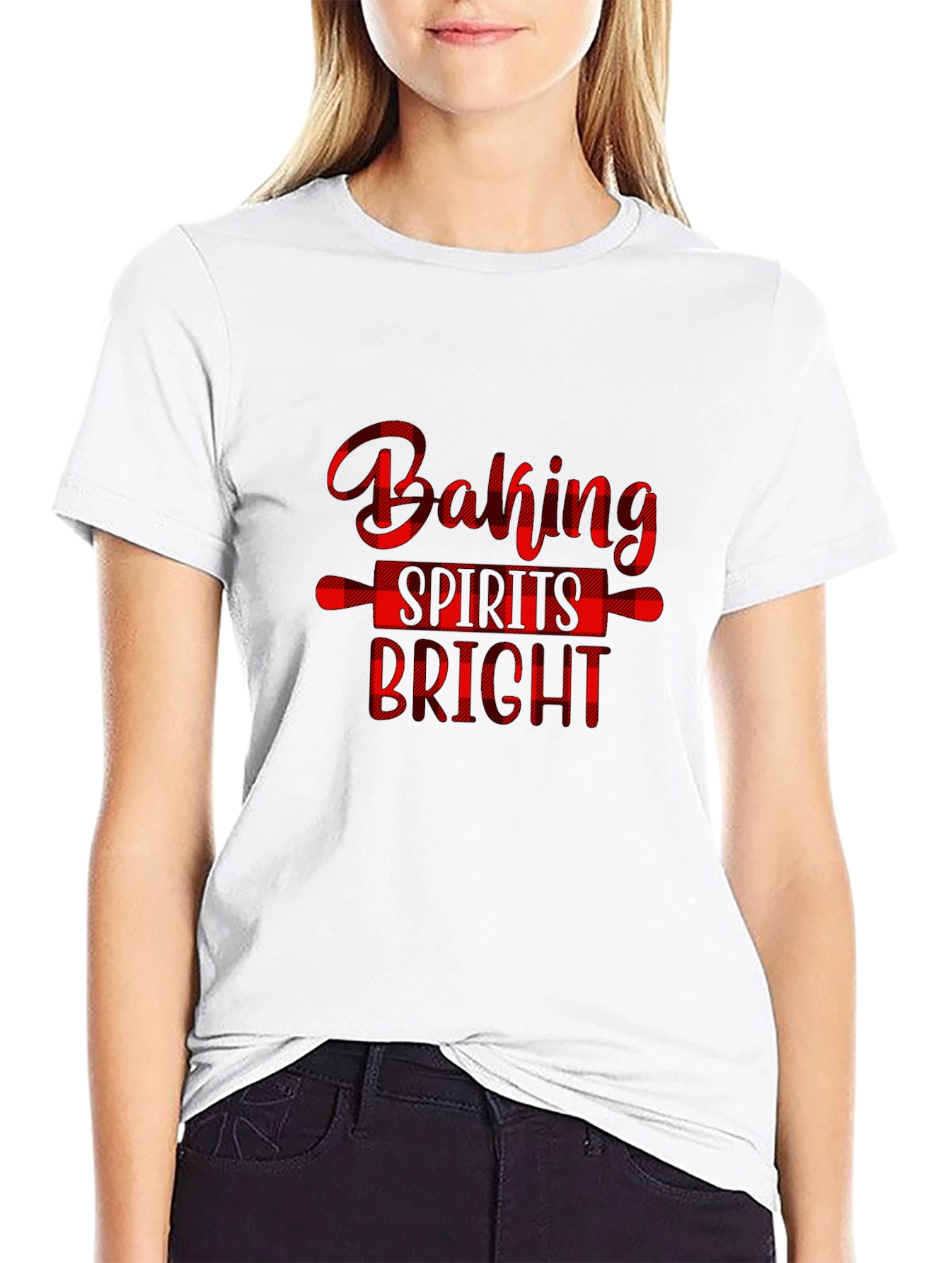 Baking Spirits Bright Christmas T-Shirt