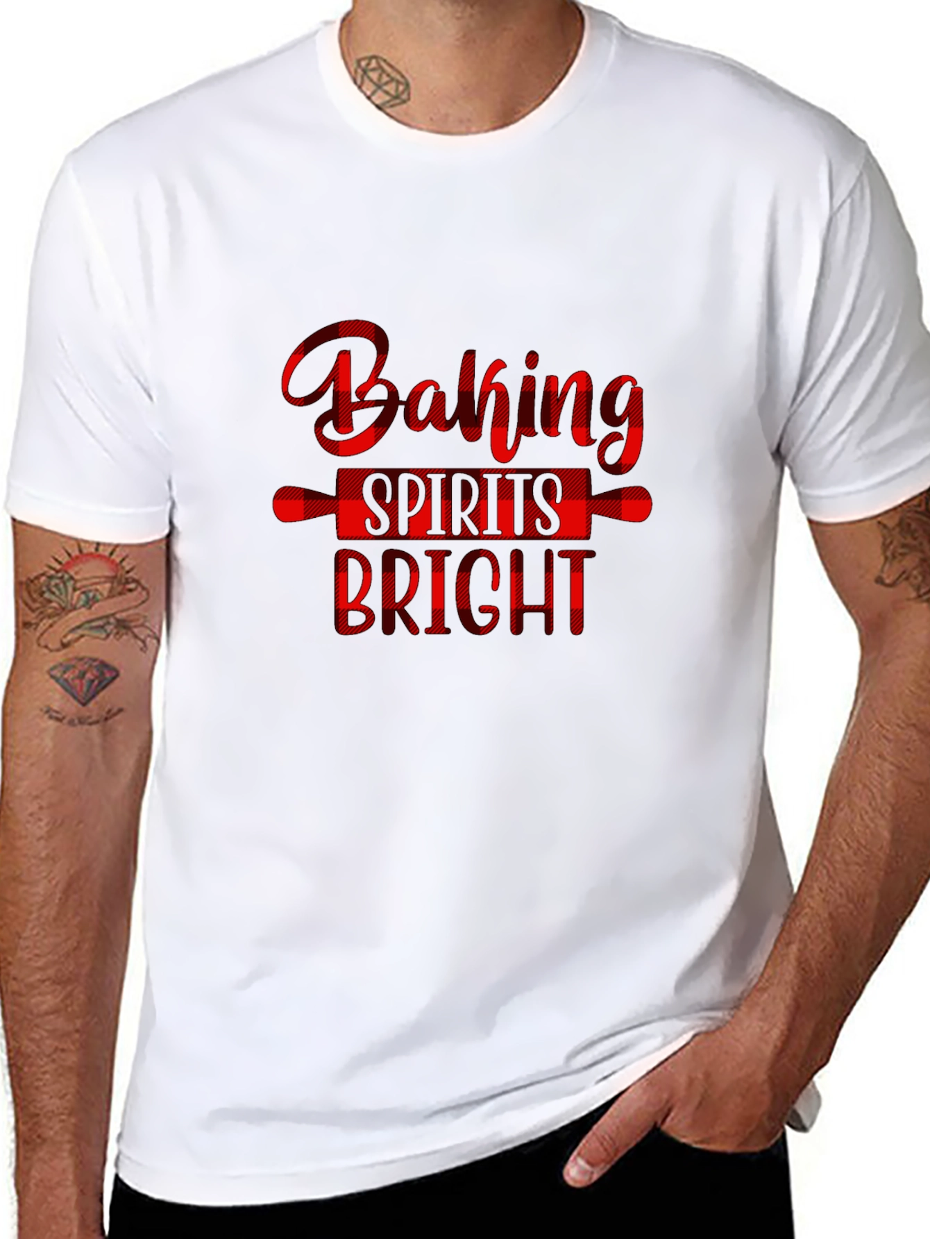 Baking Spirits Bright Christmas T-Shirt