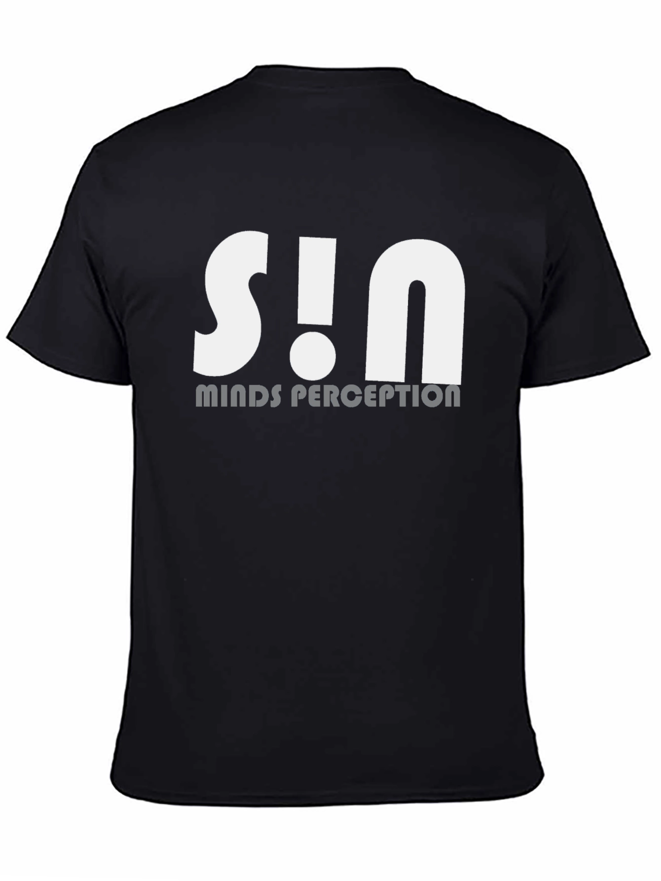S!N Minds Perception Black T-Shirt