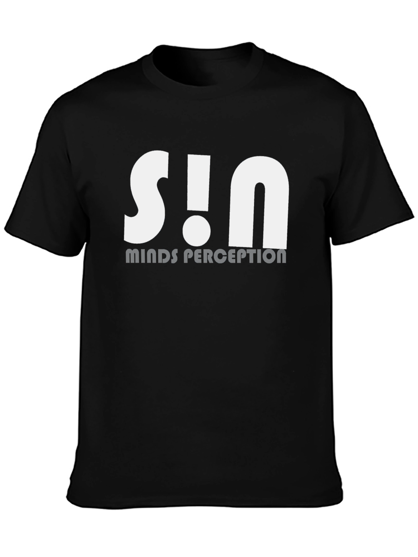 S!N Minds Perception Black T-Shirt