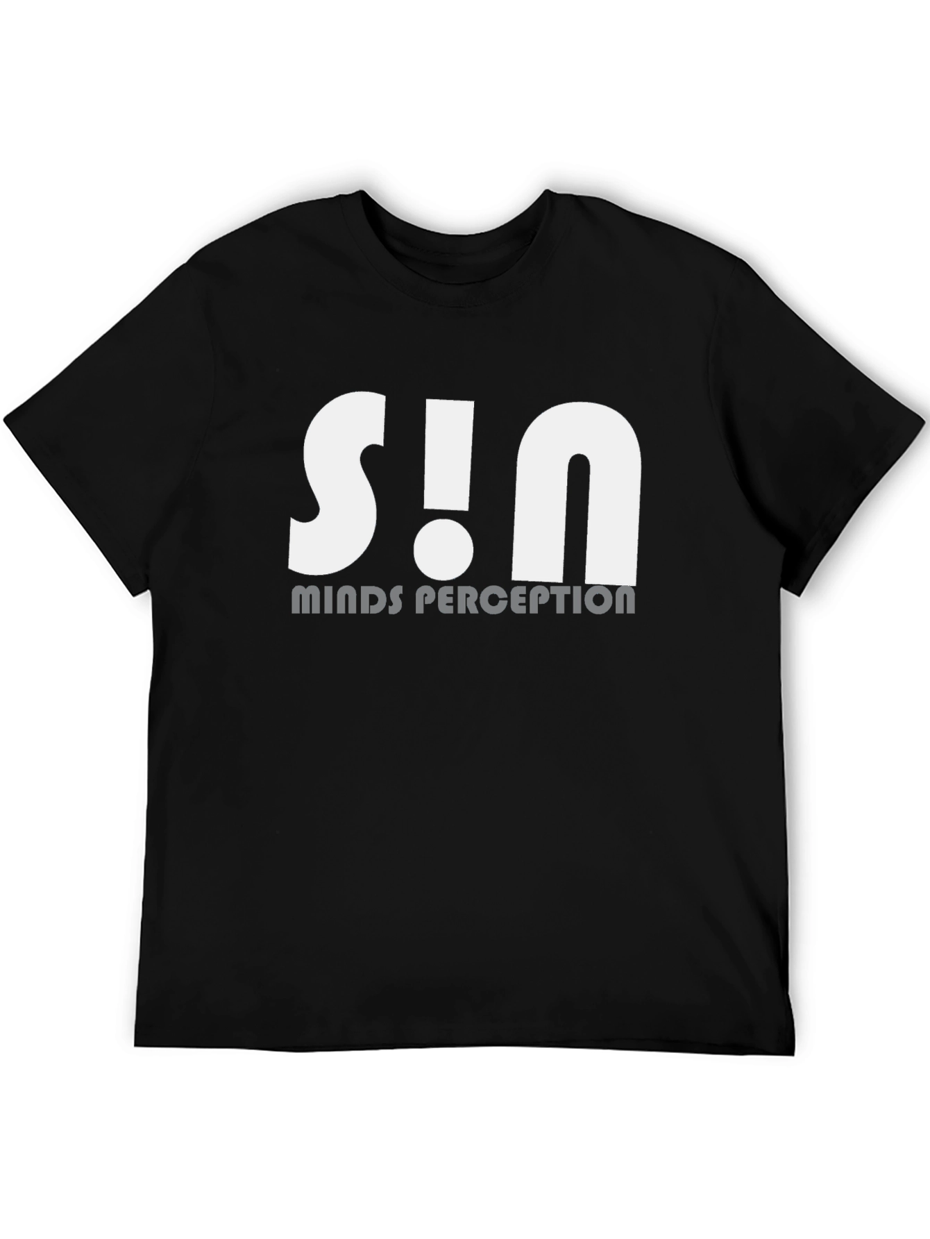 S!N Minds Perception Black T-Shirt