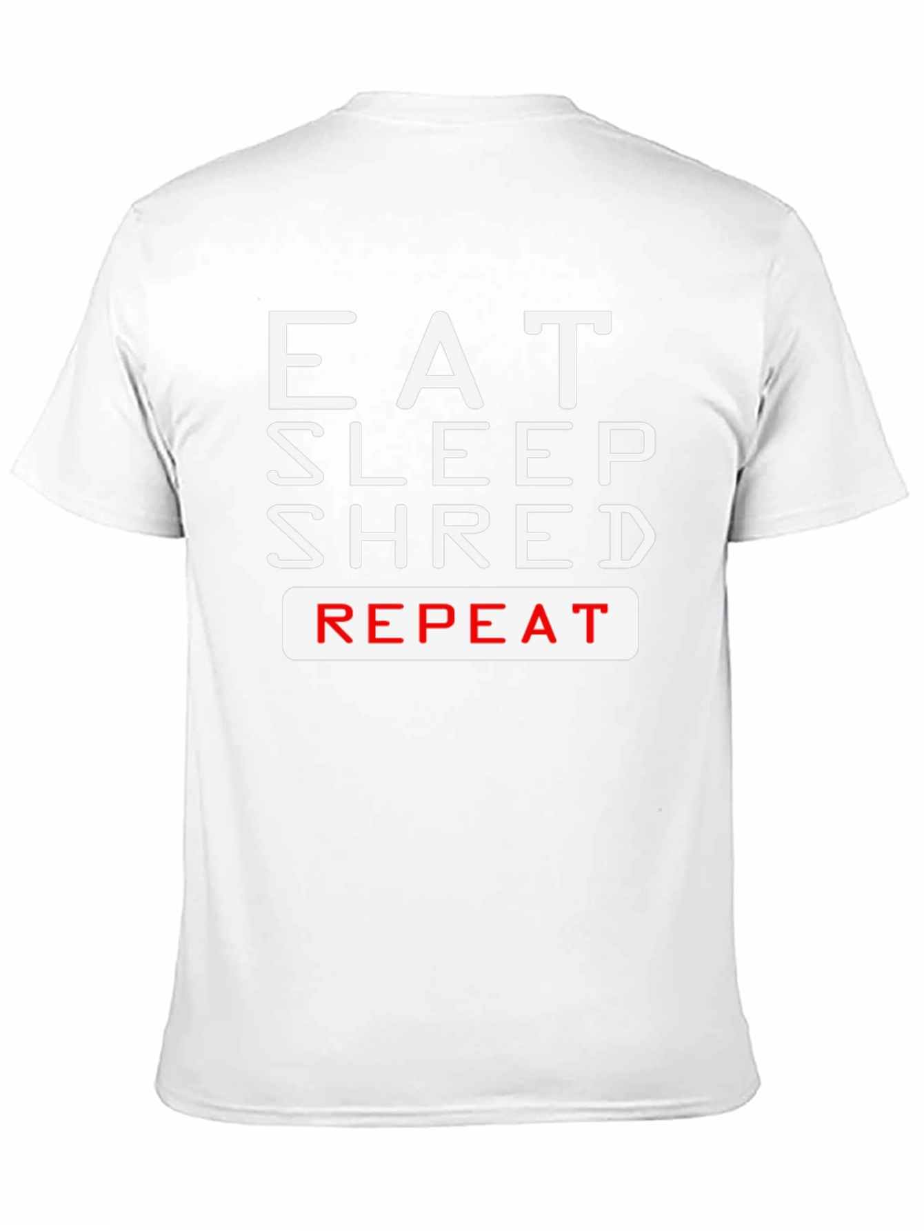 Eat Sleep Shred Repeat Graphic T-Shirt