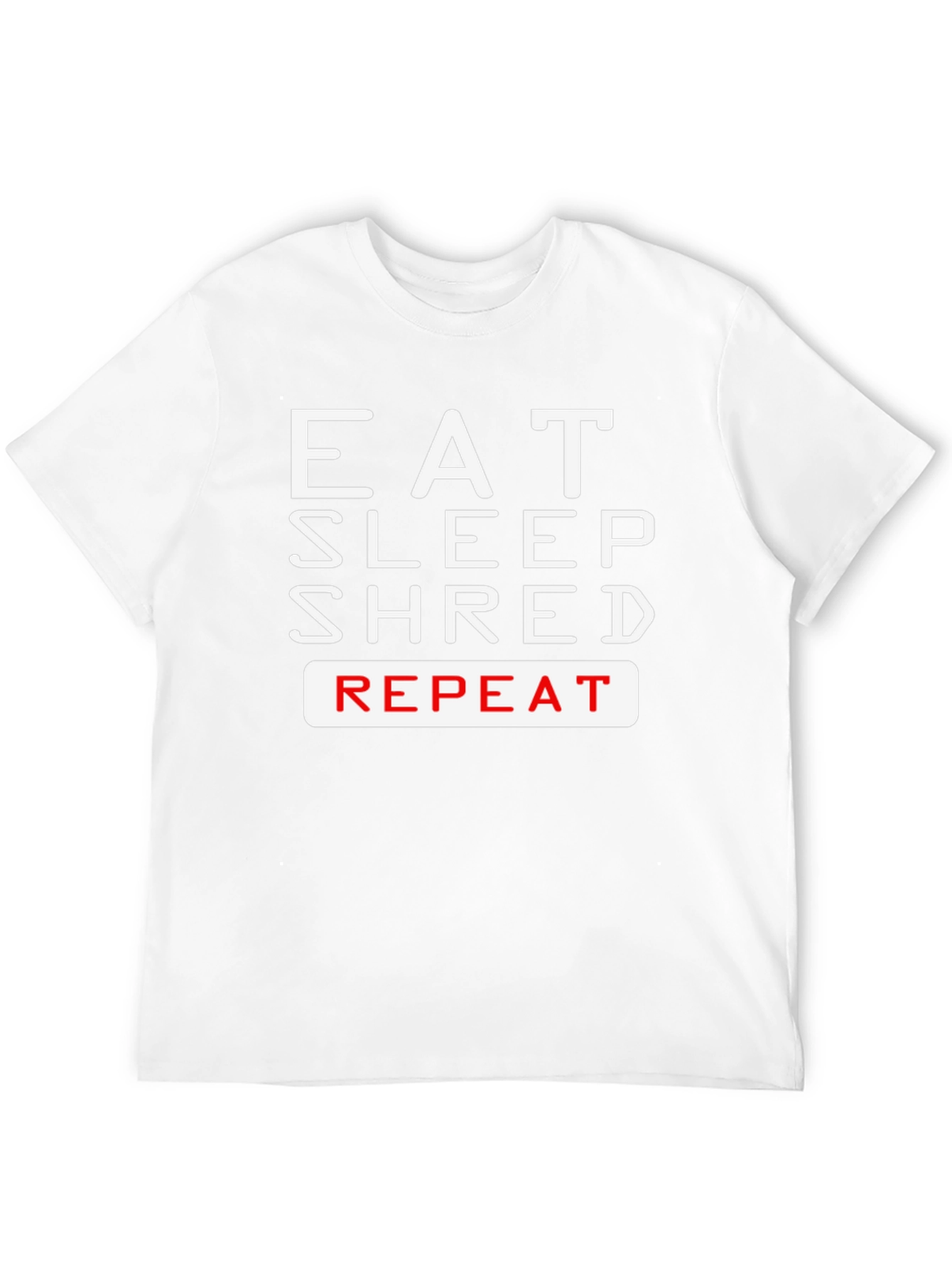 Eat Sleep Shred Repeat Graphic T-Shirt