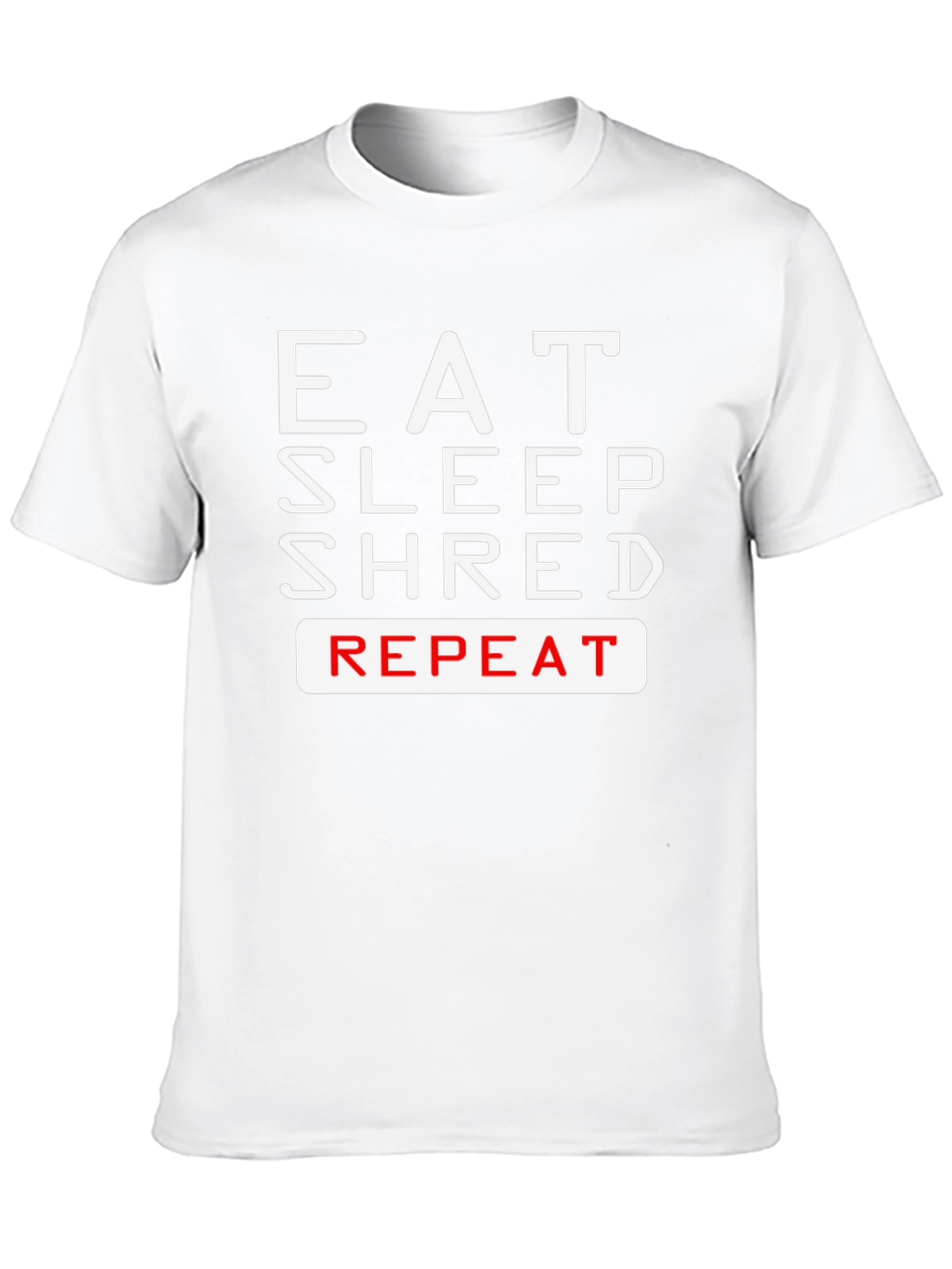 Eat Sleep Shred Repeat Graphic T-Shirt