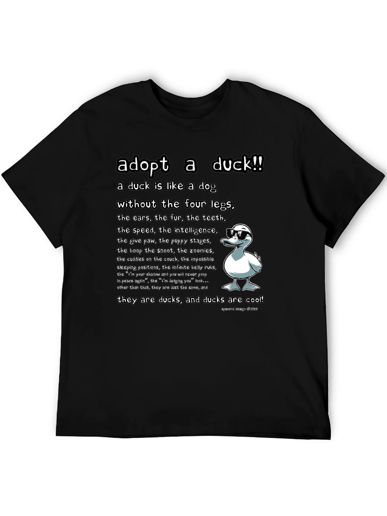 Adopt a Duck T-Shirt - Funny Duck Lover Tee