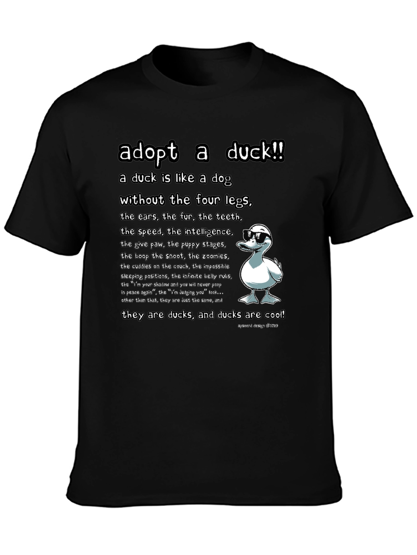 Adopt a Duck T-Shirt - Funny Duck Lover Tee