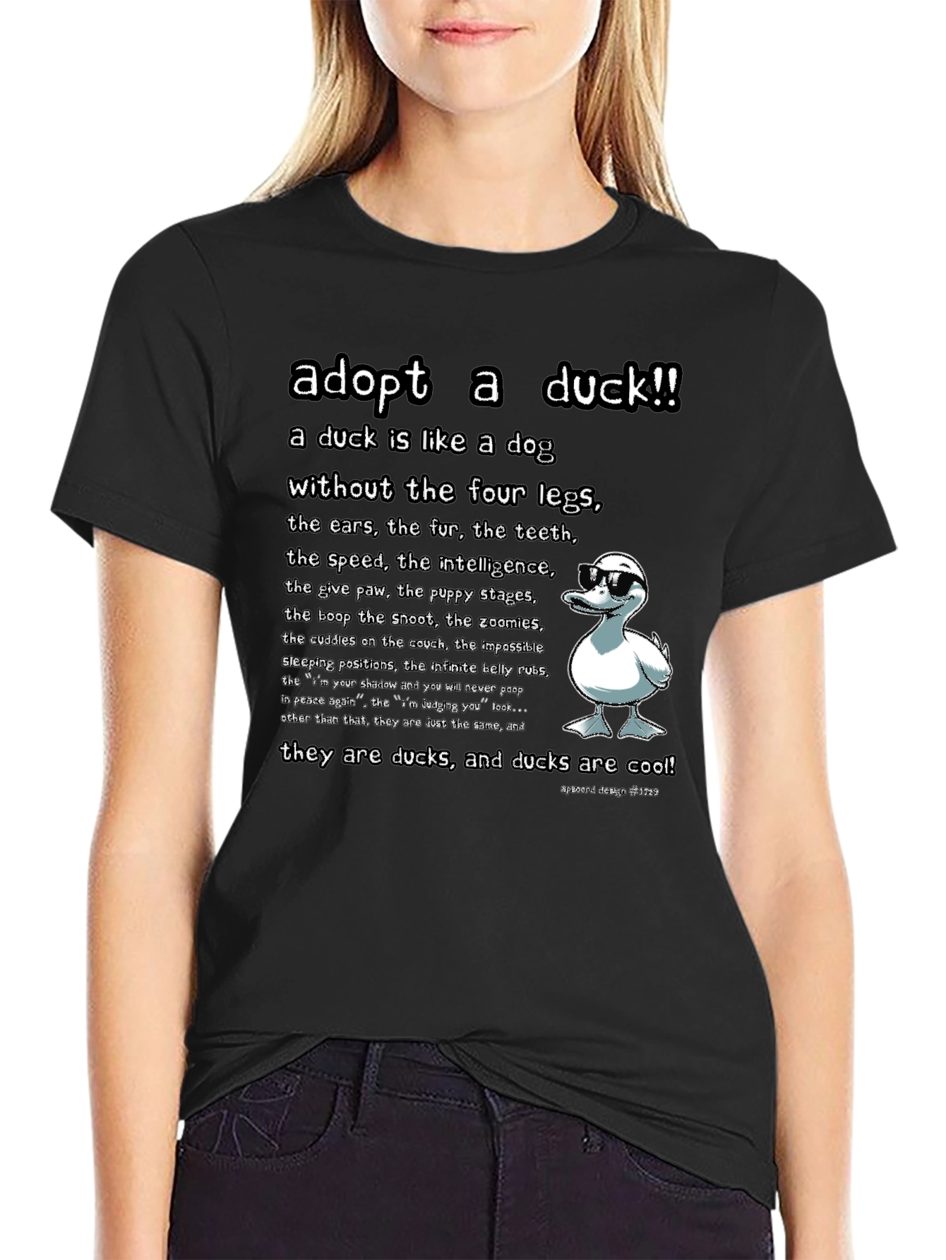 Adopt a Duck T-Shirt - Funny Duck Lover Tee