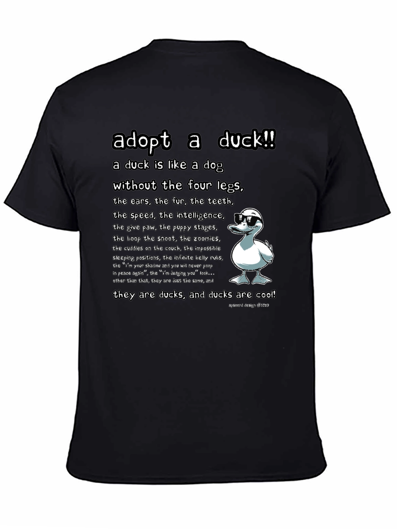 Adopt a Duck T-Shirt - Funny Duck Lover Tee