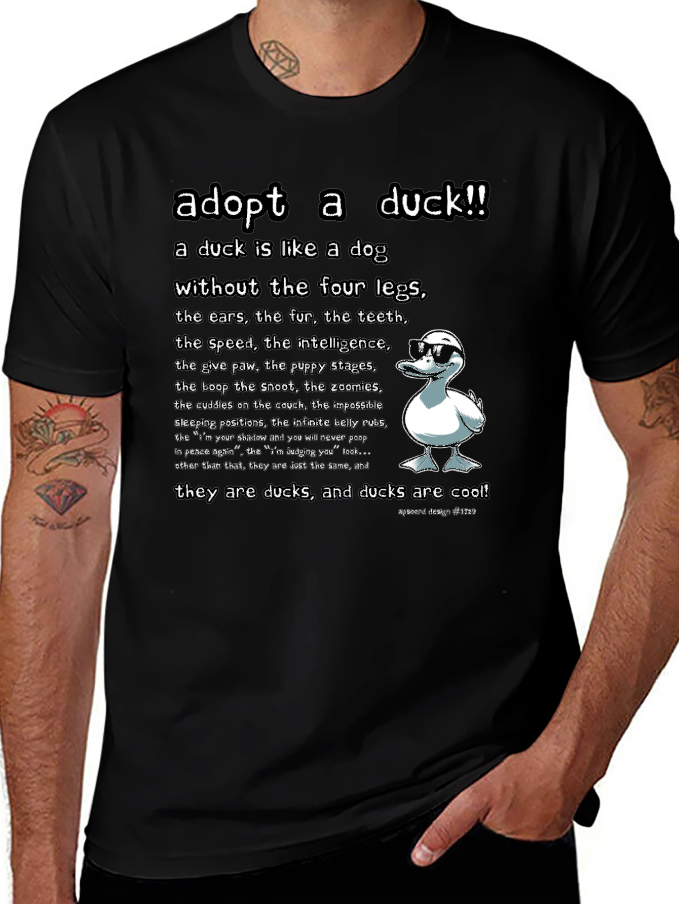 Adopt a Duck T-Shirt - Funny Duck Lover Tee