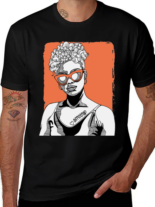 Afrotrap Graphic Tee - Stylish Black T-Shirt