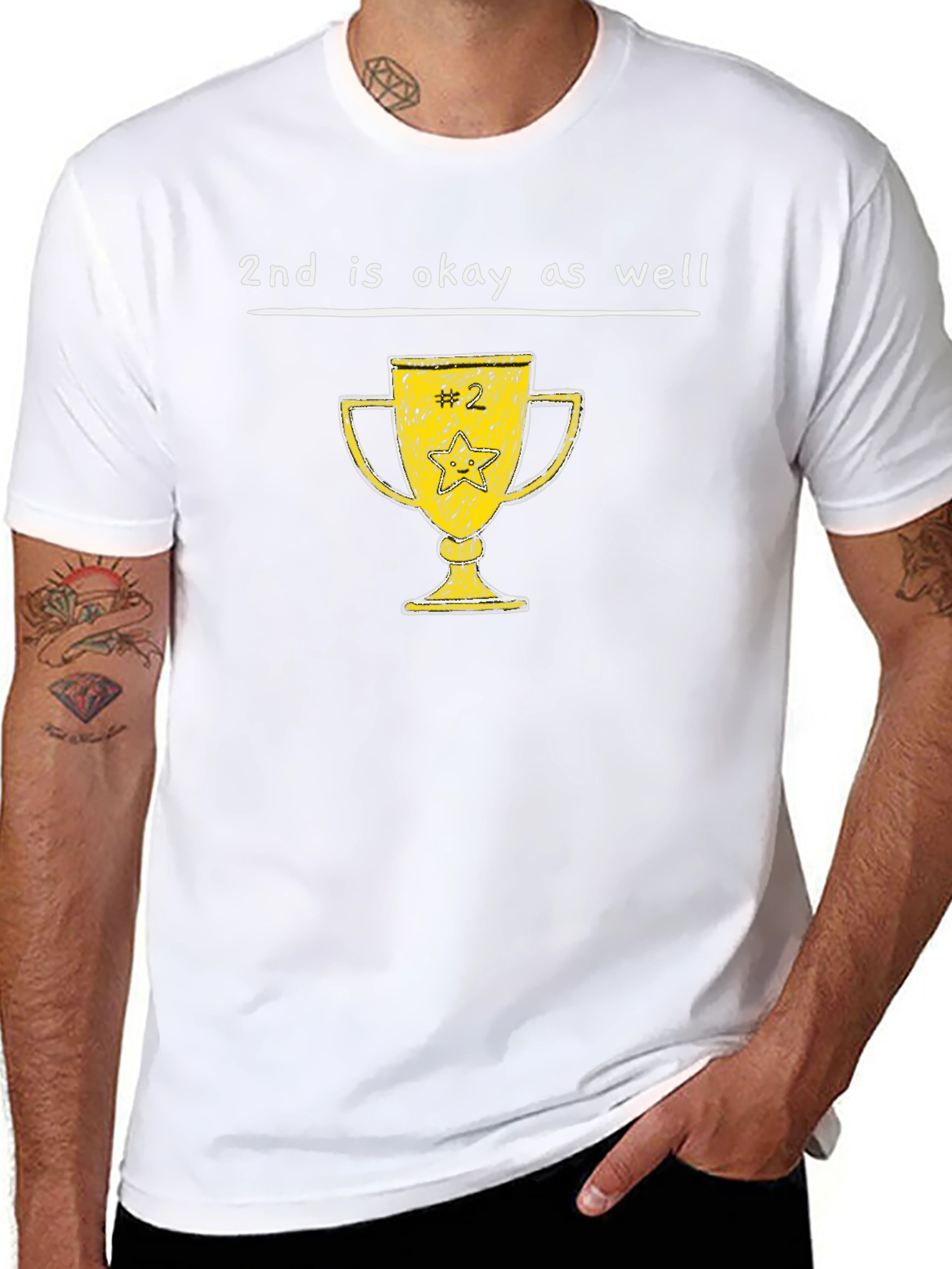 2nd is Okay T-Shirt - Runner Up Trophy Tee