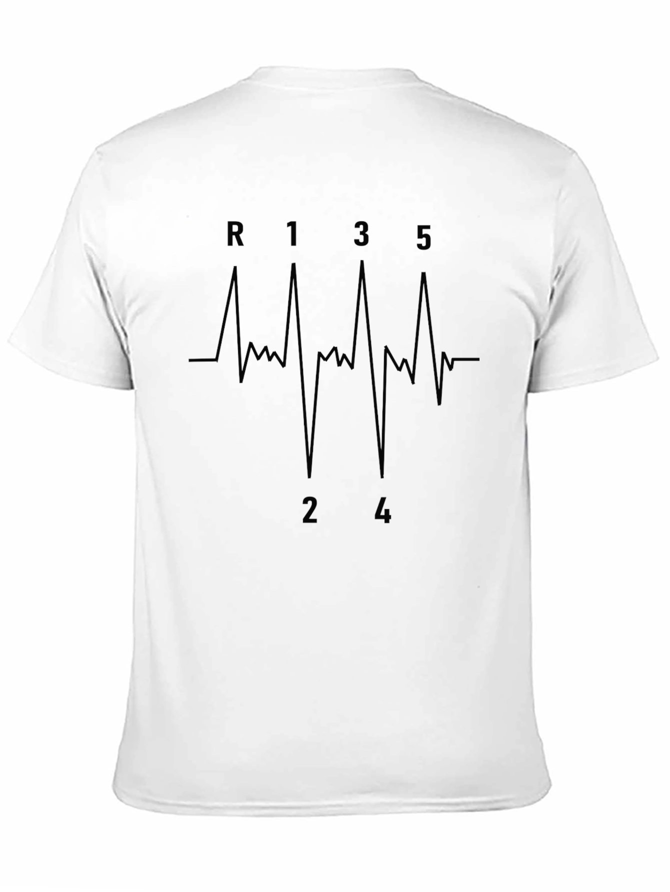 Heartbeat Gear Shift T-Shirt | Manual Transmission