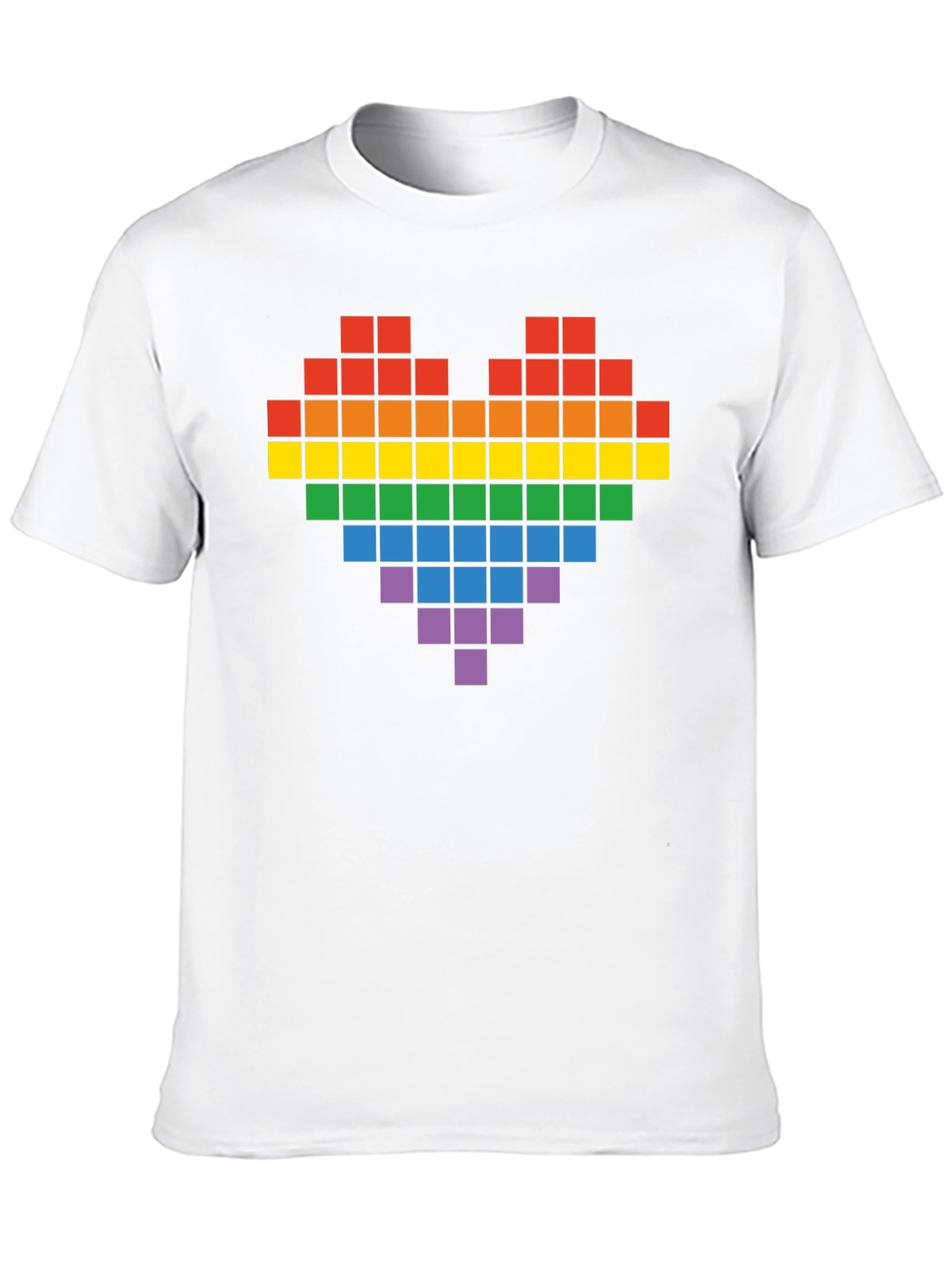 Pixel Heart Pride T-Shirt