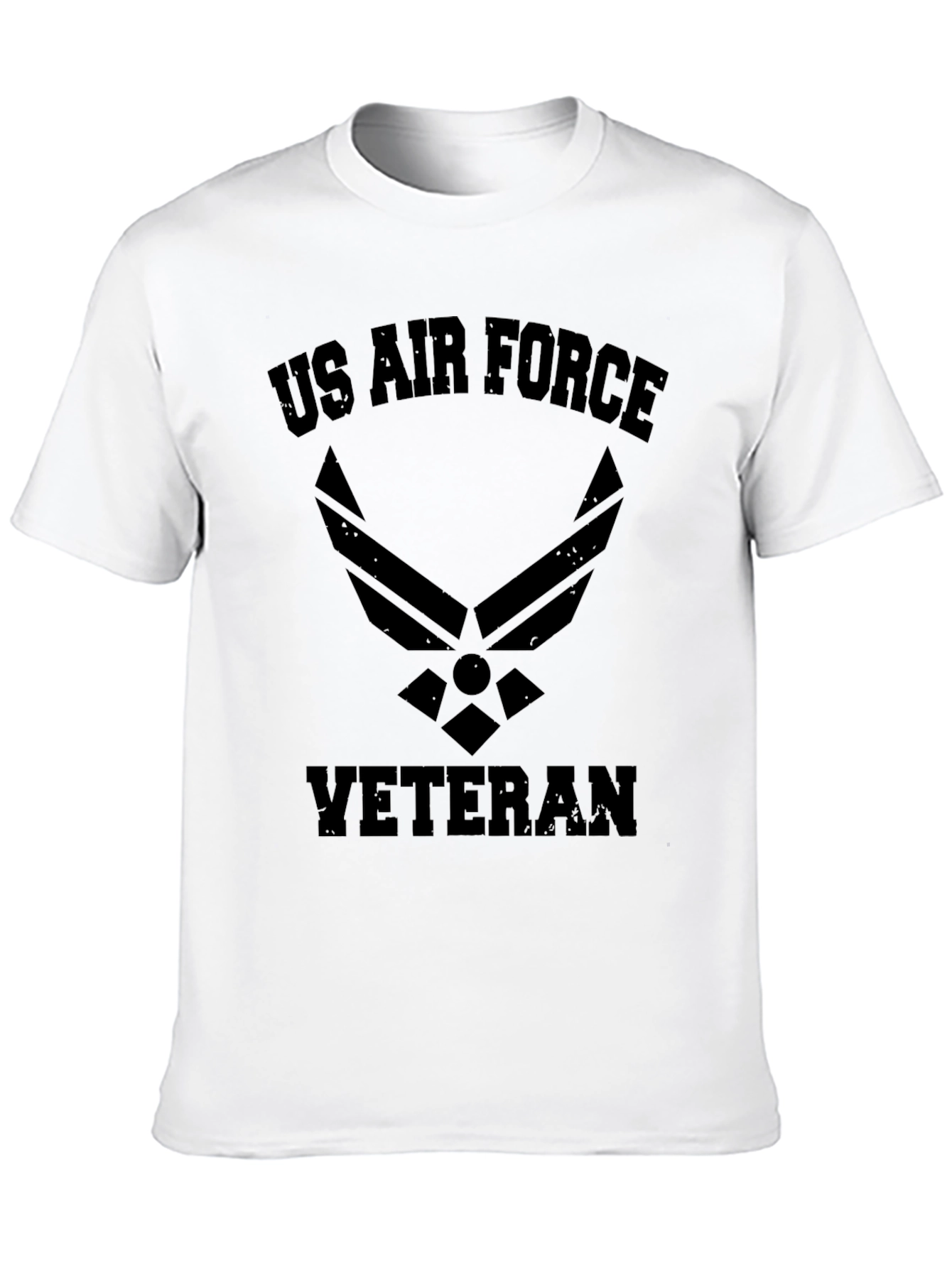 US Air Force Veteran Black T-Shirt