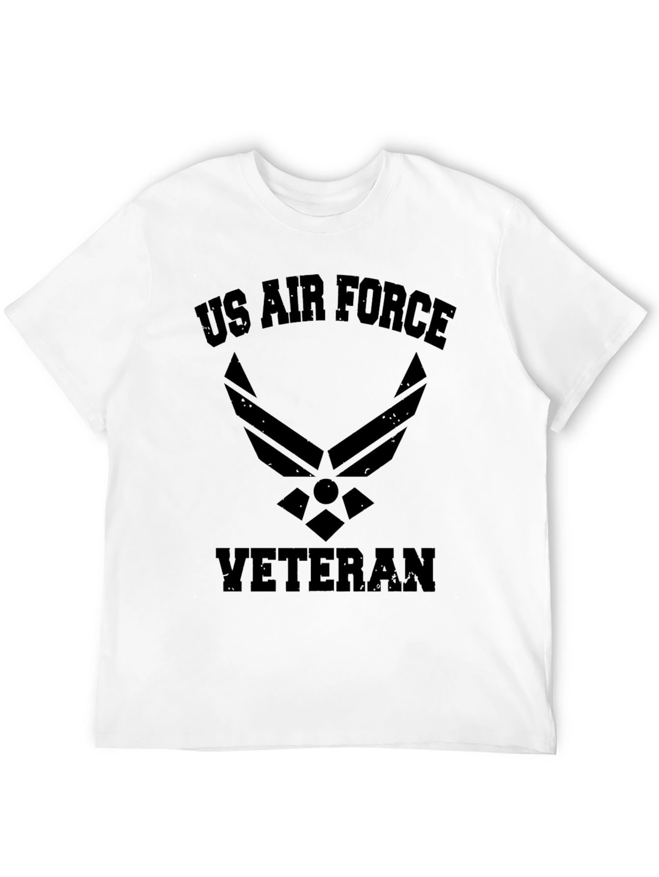 US Air Force Veteran Black T-Shirt