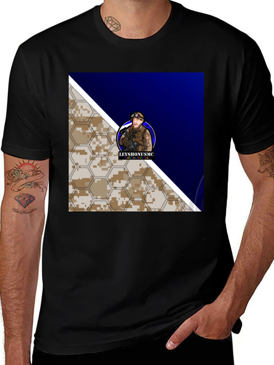 LEYYSHONUSMC Graphic Tee - Tactical Style