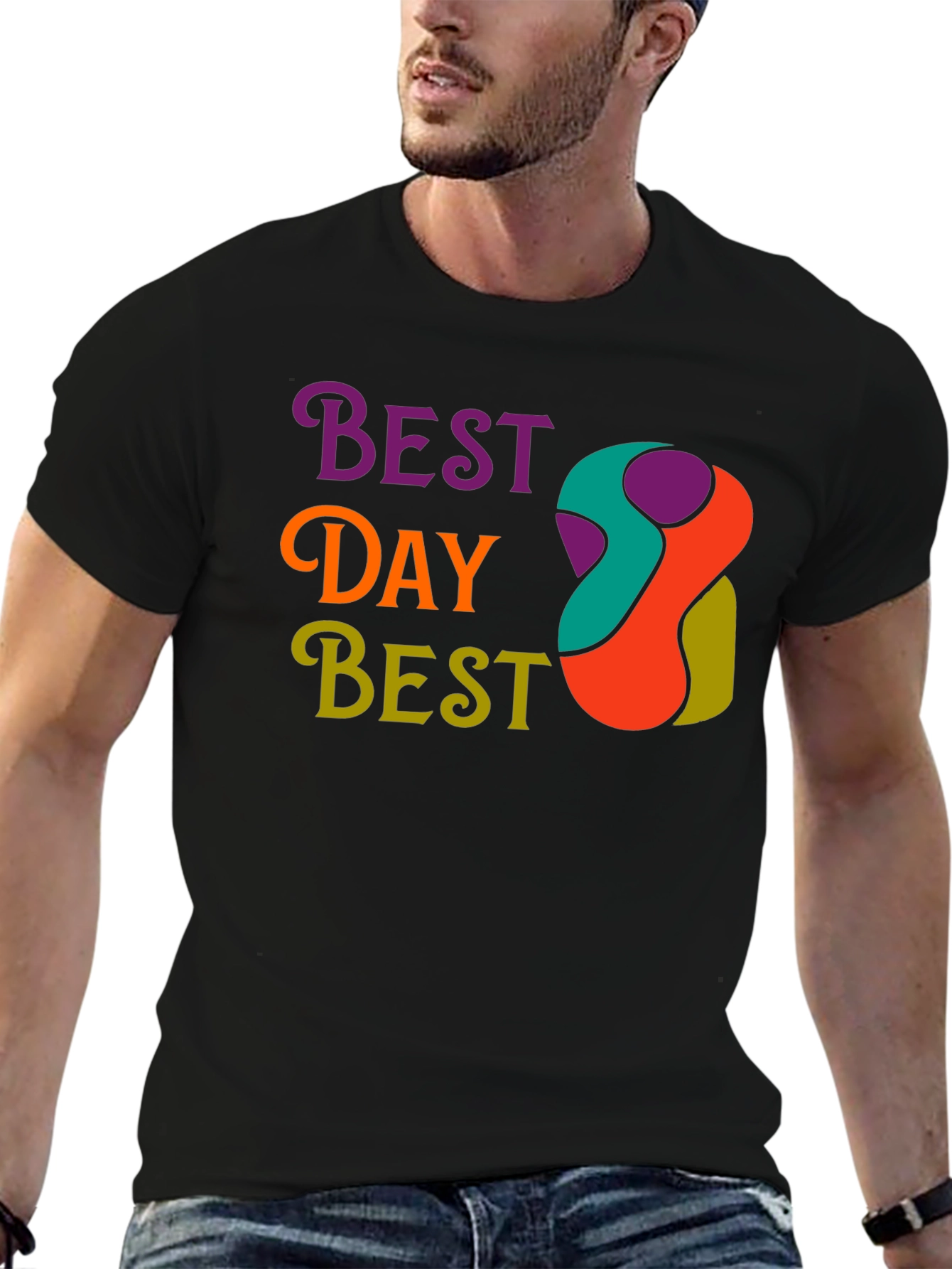 Best Day Ever Graphic Tee - Black Unisex T-Shirt