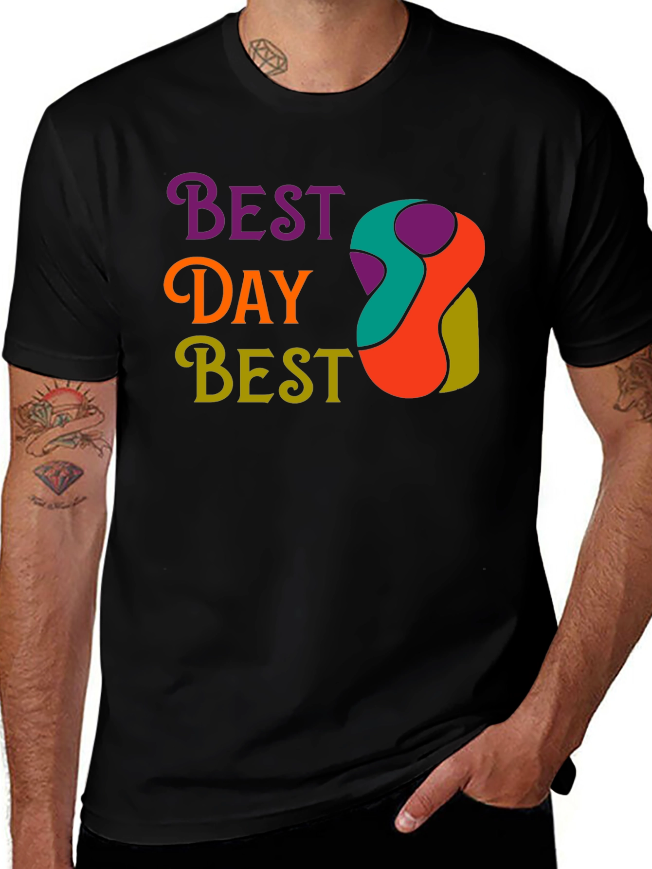 Best Day Ever Graphic Tee - Black Unisex T-Shirt