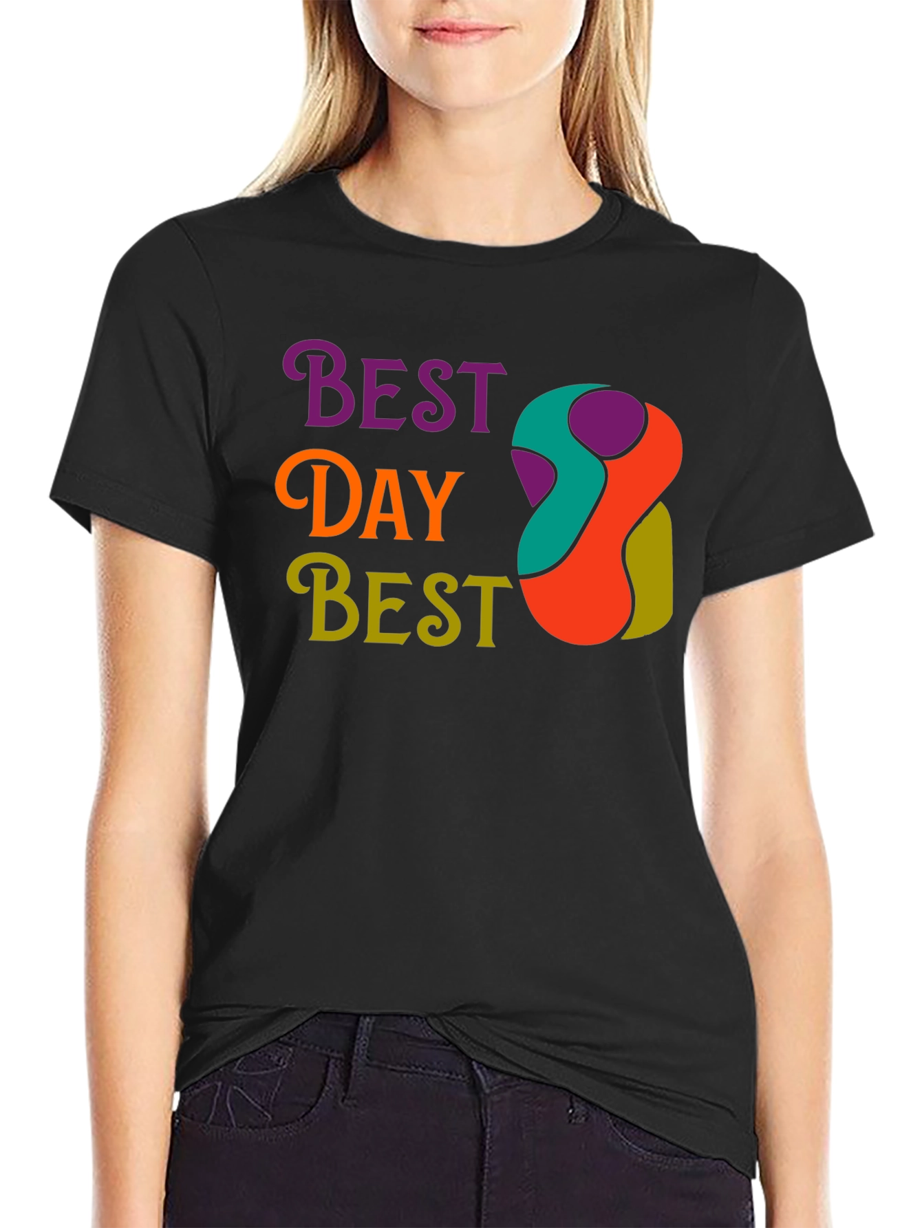 Best Day Ever Graphic Tee - Black Unisex T-Shirt