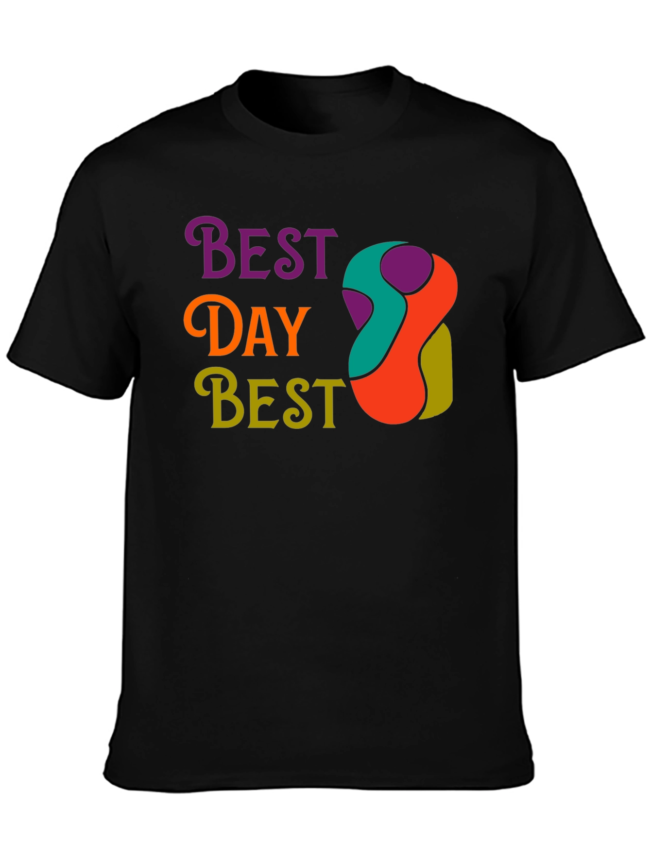Best Day Ever Graphic Tee - Black Unisex T-Shirt