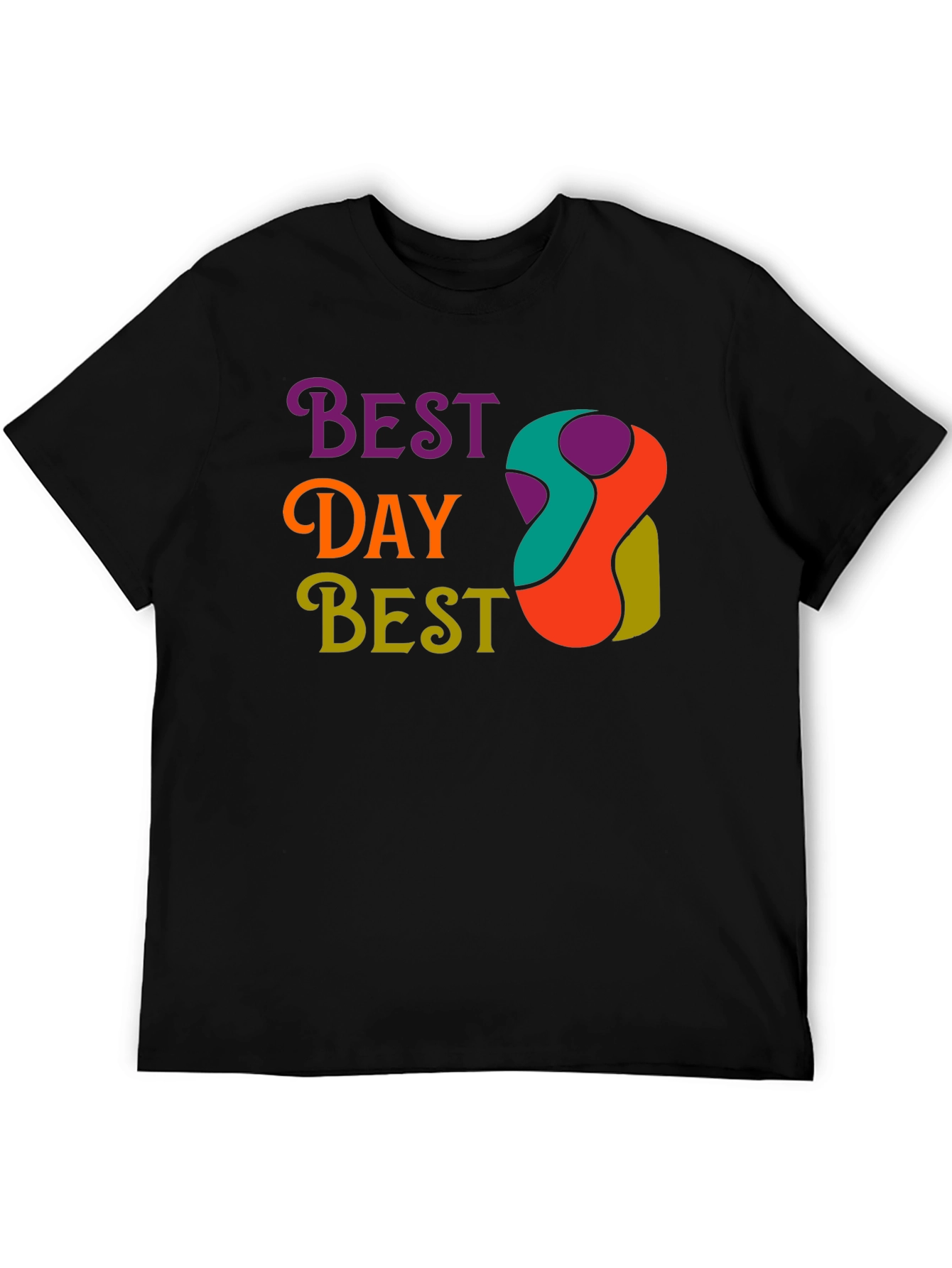 Best Day Ever Graphic Tee - Black Unisex T-Shirt