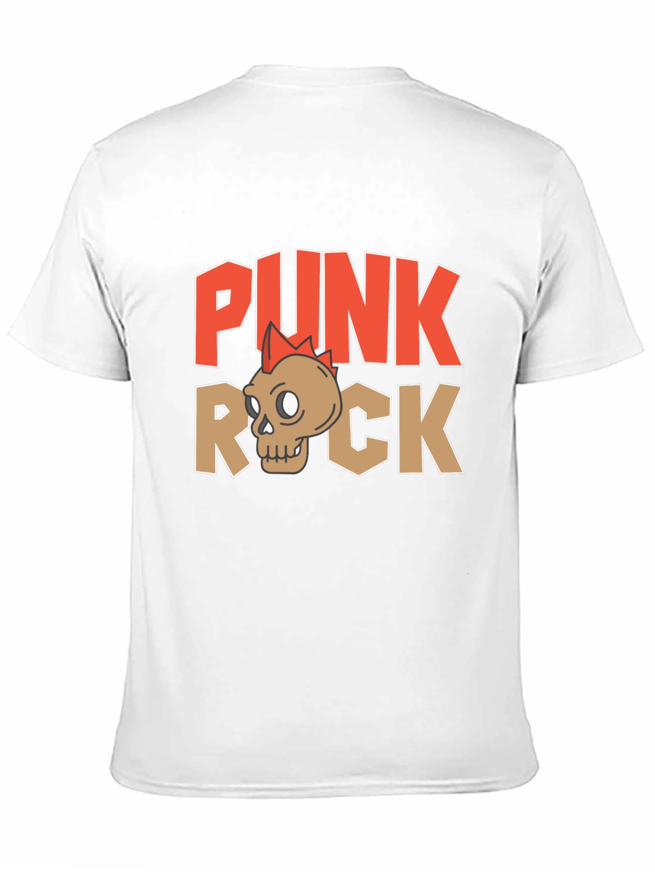 Punk Rock Skull Graphic T-Shirt - Edgy Streetwear