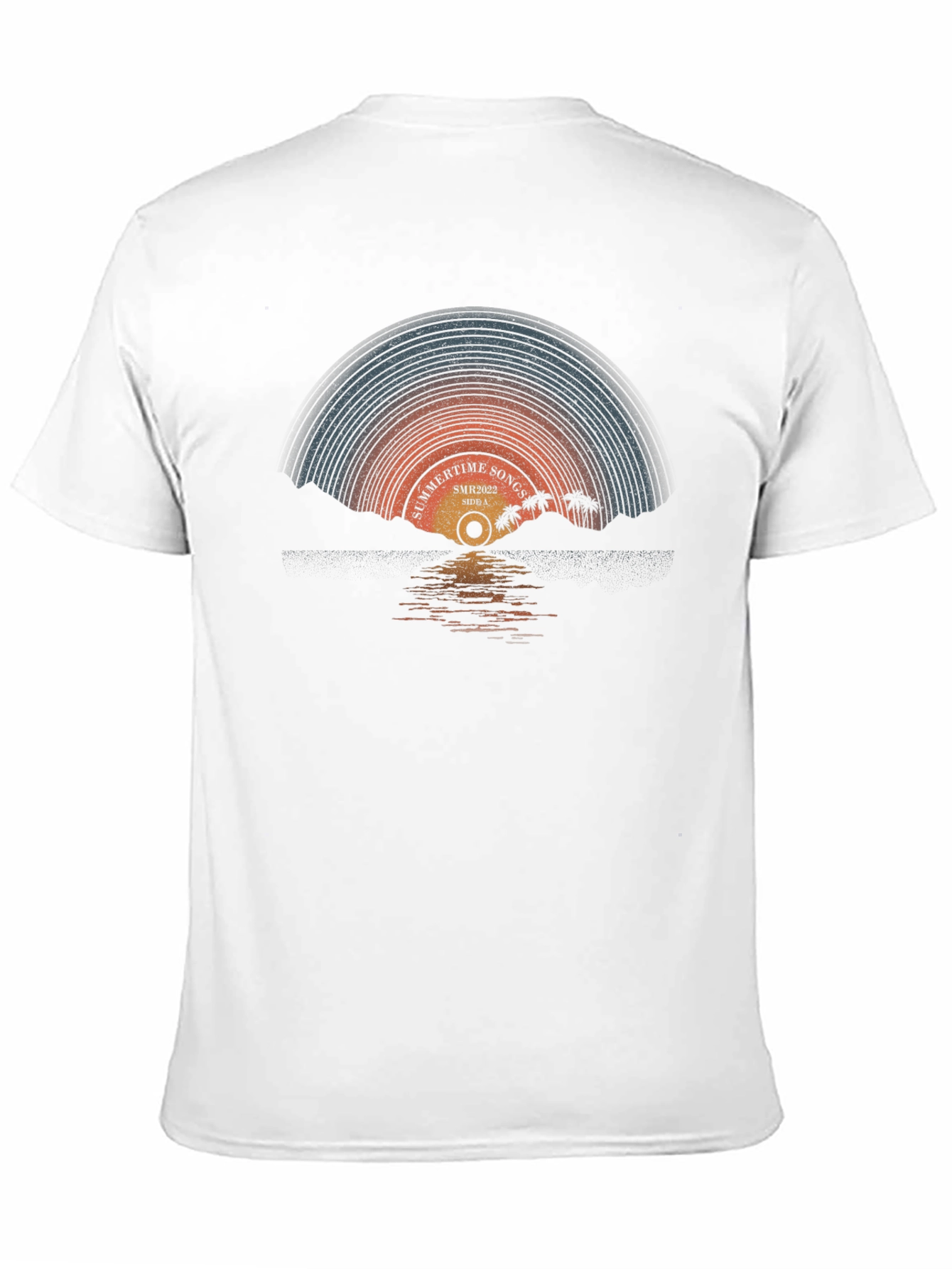 Summertime Songs Retro Record T-Shirt