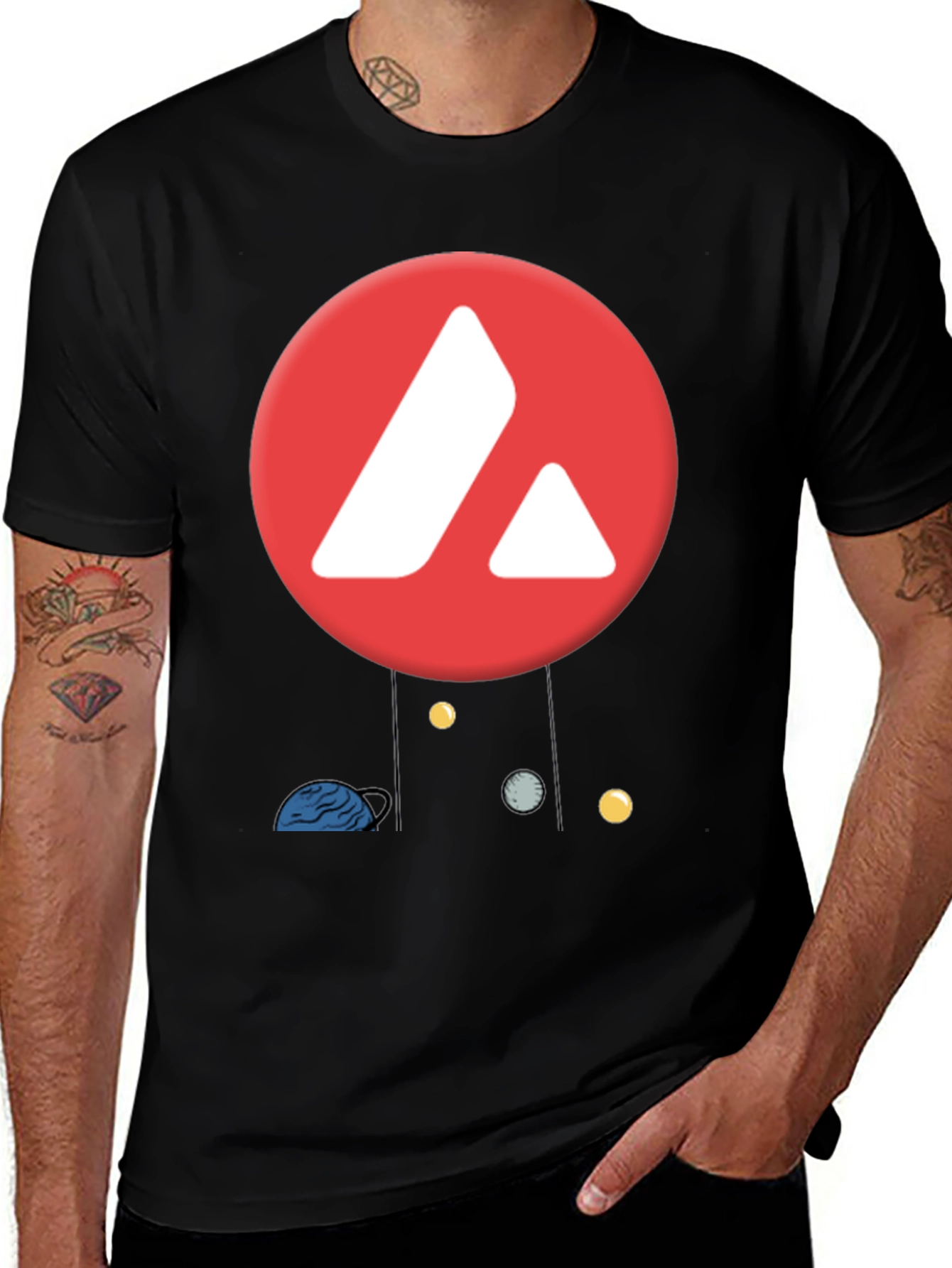Avalanche Crypto T-Shirt - Modern Graphic Tee