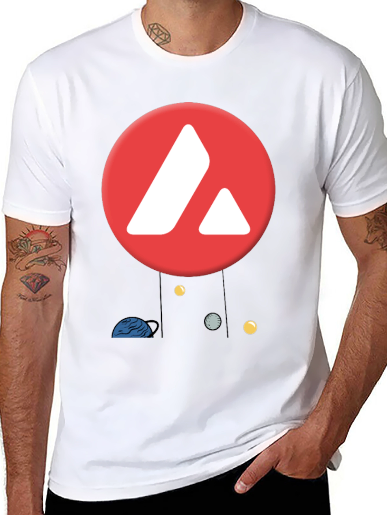 Avalanche Crypto T-Shirt - Modern Graphic Tee