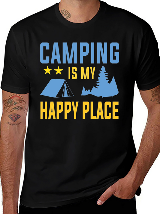 Camping is My Happy Place Graphic Tee