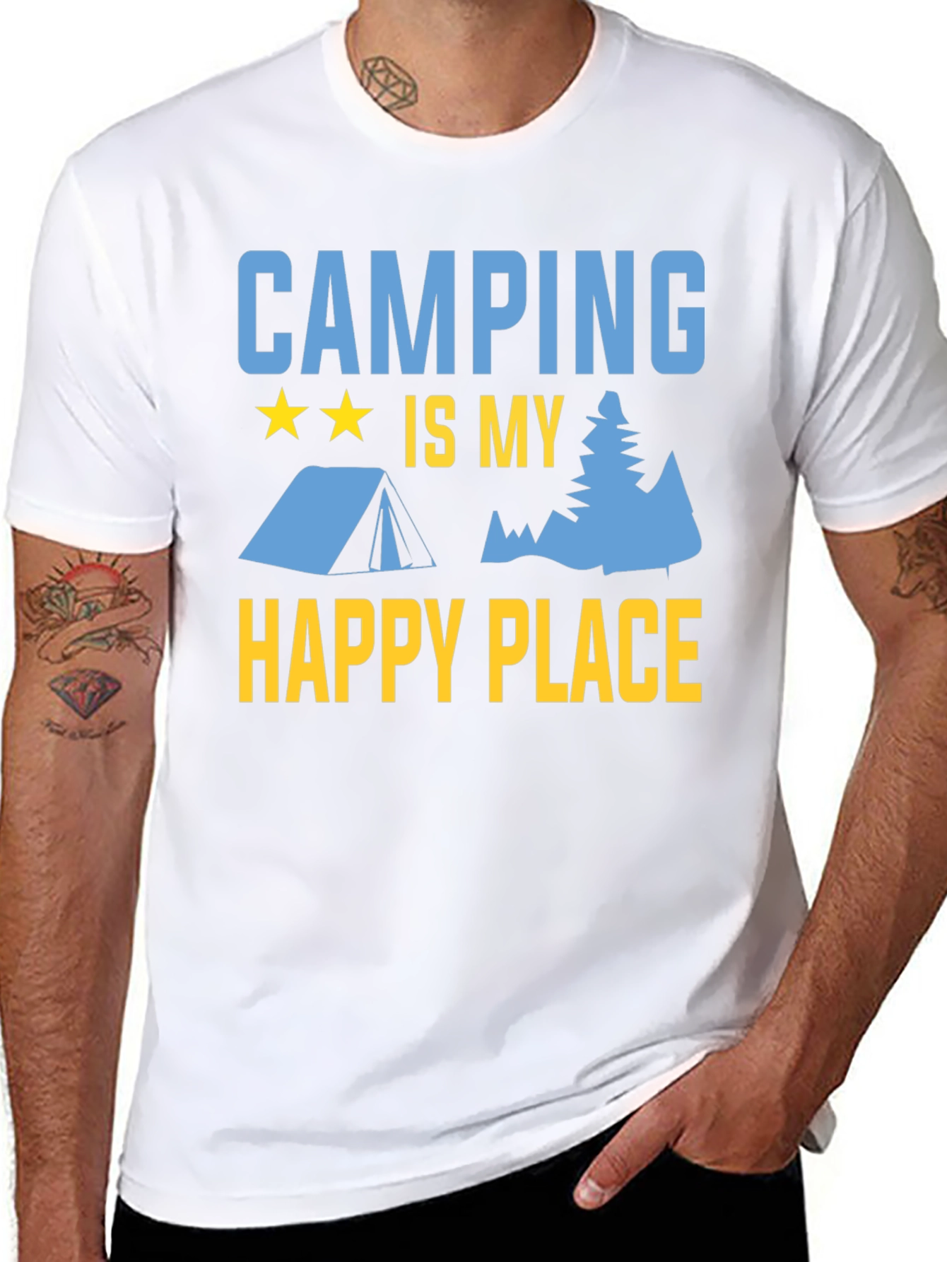 Camping is My Happy Place Graphic Tee