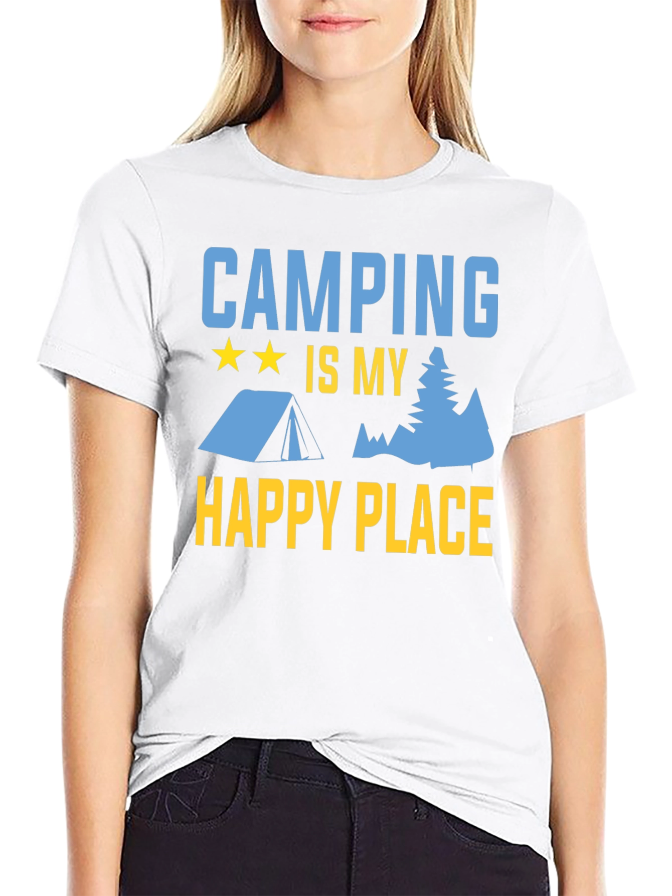 Camping is My Happy Place Graphic Tee