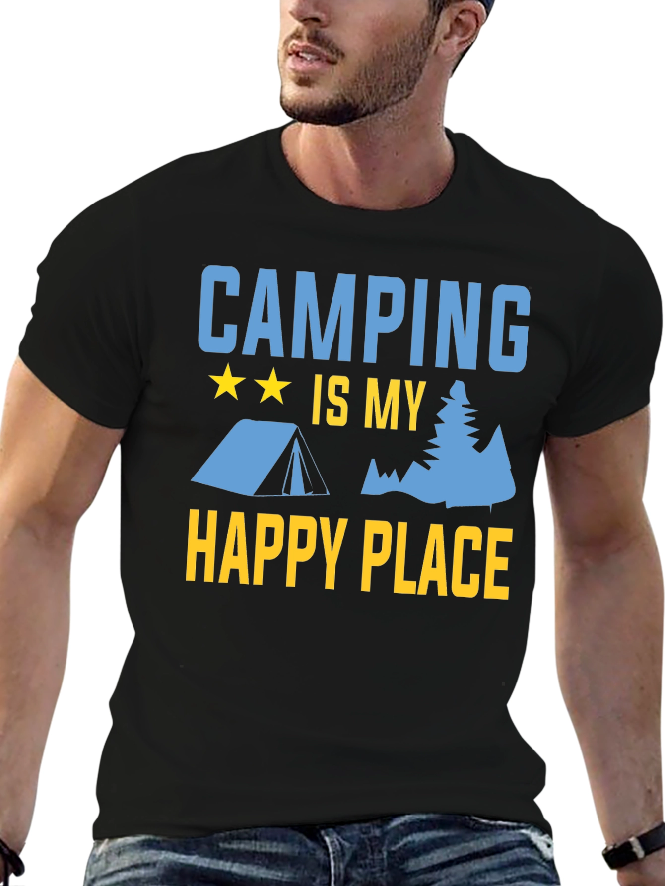 Camping is My Happy Place Graphic Tee
