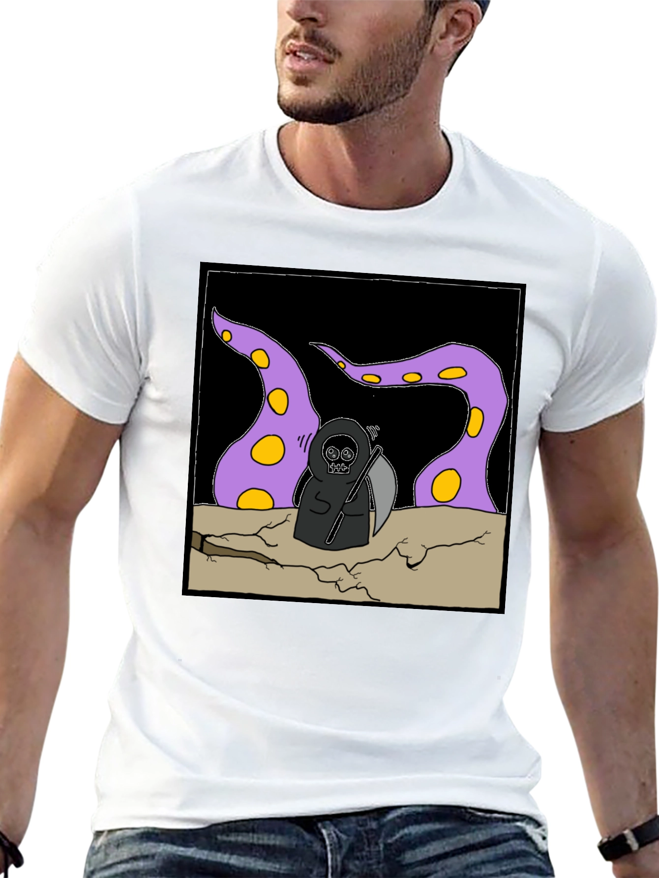 Grim Reaper Tentacle T-Shirt