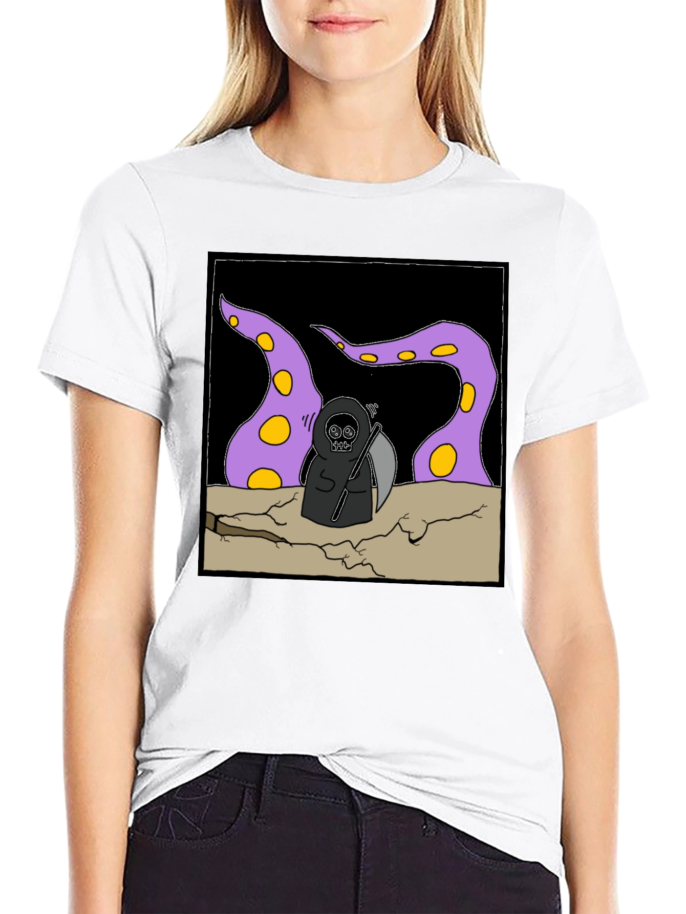 Grim Reaper Tentacle T-Shirt