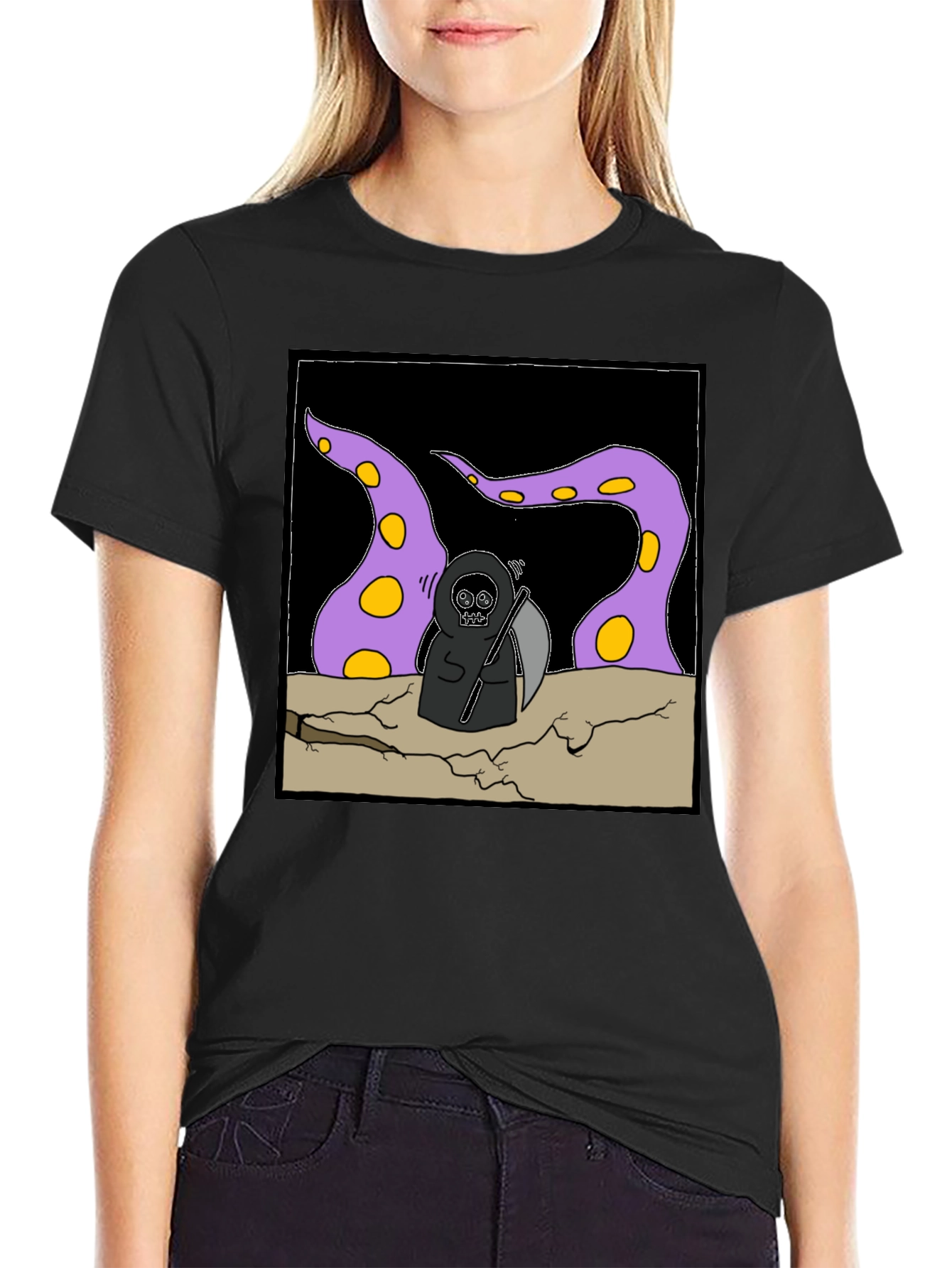 Grim Reaper Tentacle T-Shirt