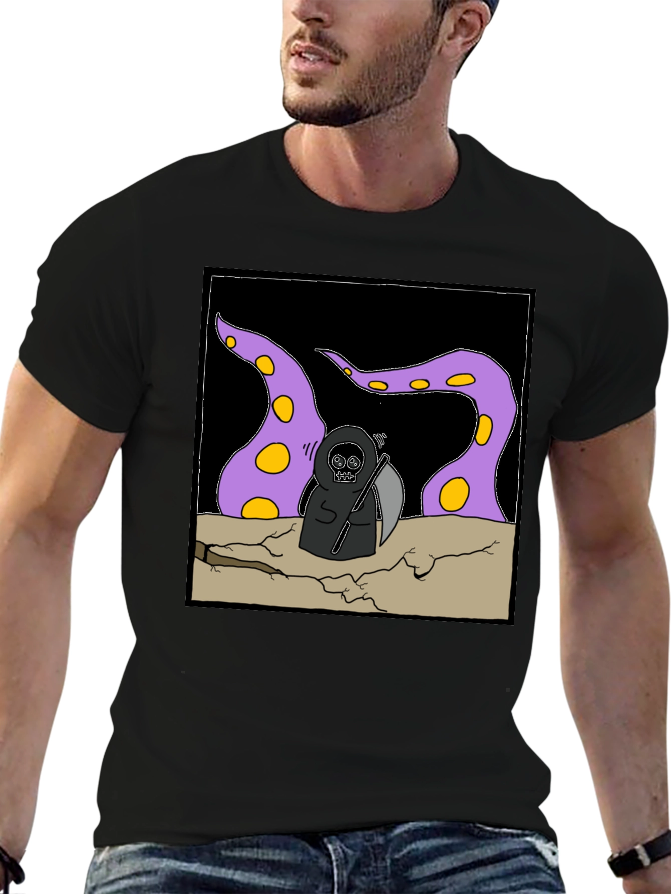 Grim Reaper Tentacle T-Shirt