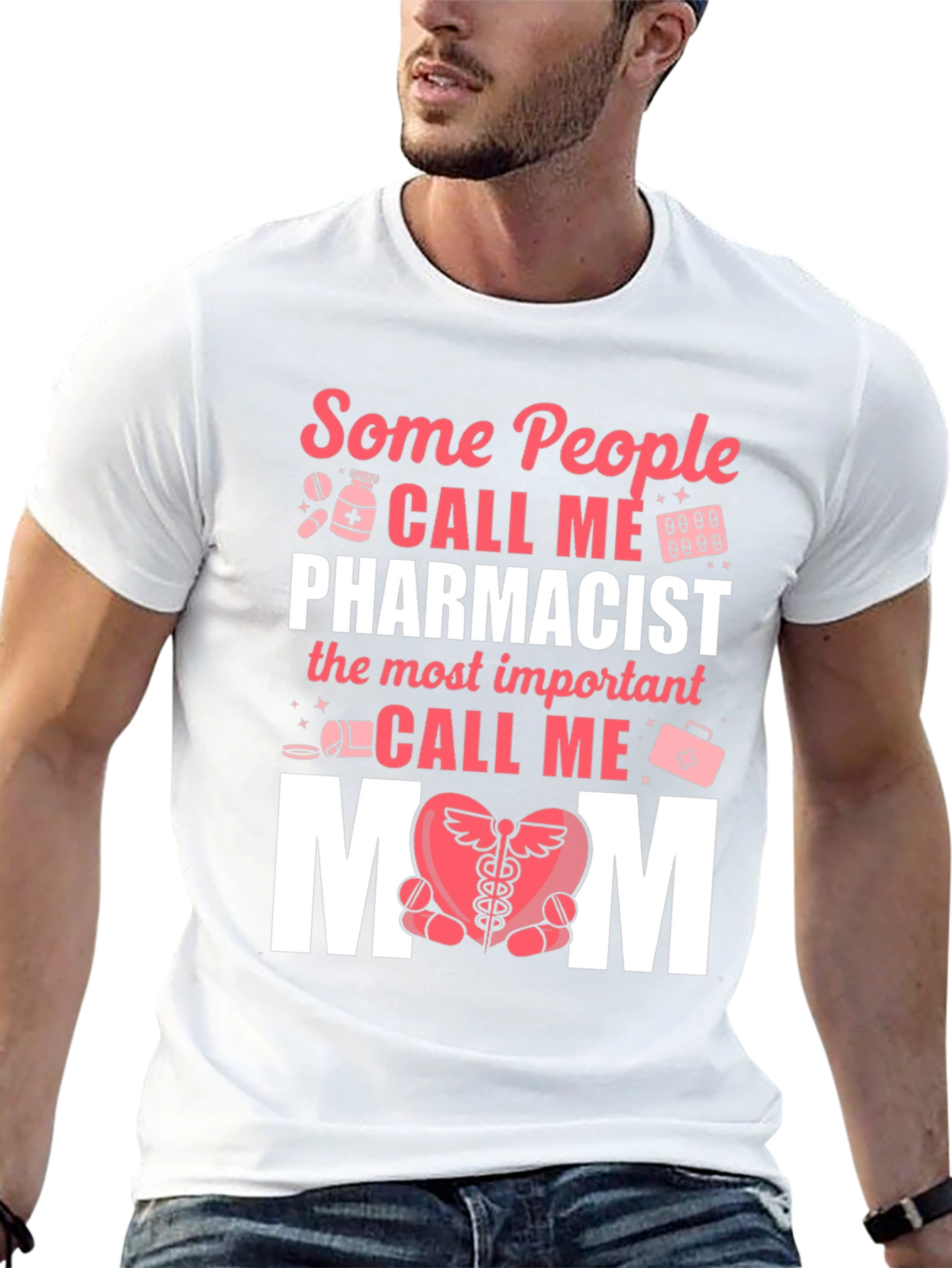 Pharmacist Mom T-Shirt - Gift for Pharmacy Mothers