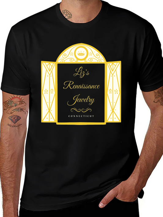 Lizs Renaissance Jewelry Black T-Shirt