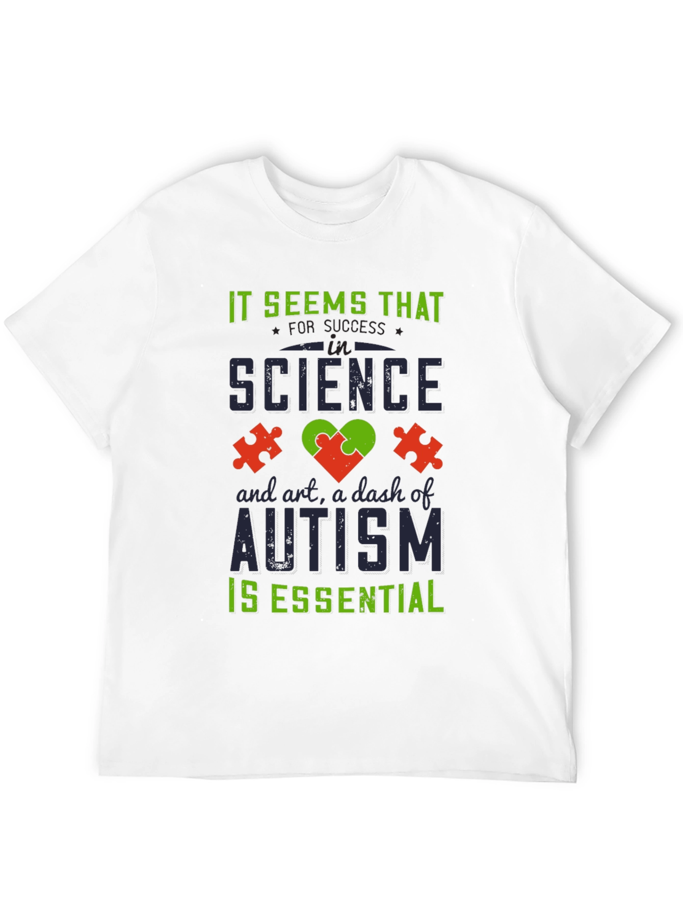 Autism Awareness T-Shirt: Science Art Essential