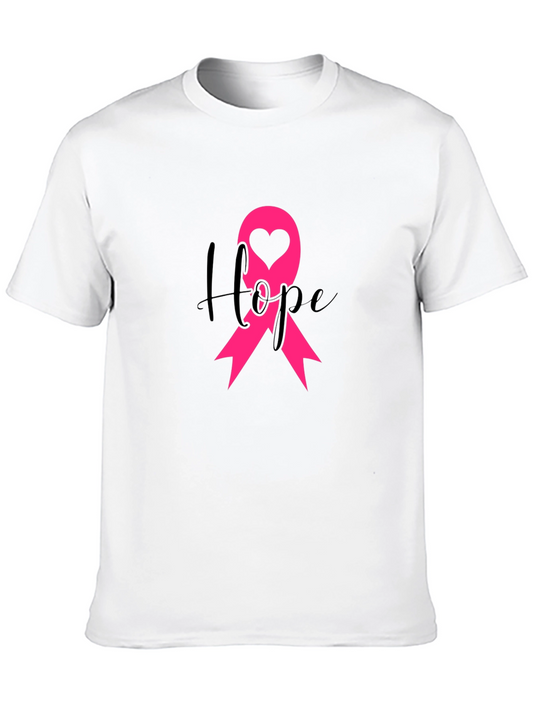 Hope Breast Cancer Awareness Ribbon T-Shirt