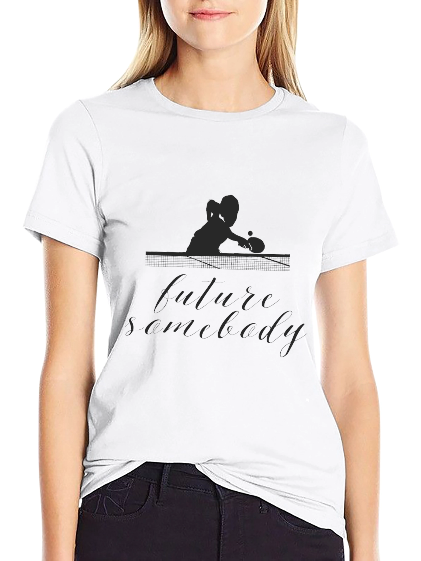 Future Somebody Black Graphic T-Shirt