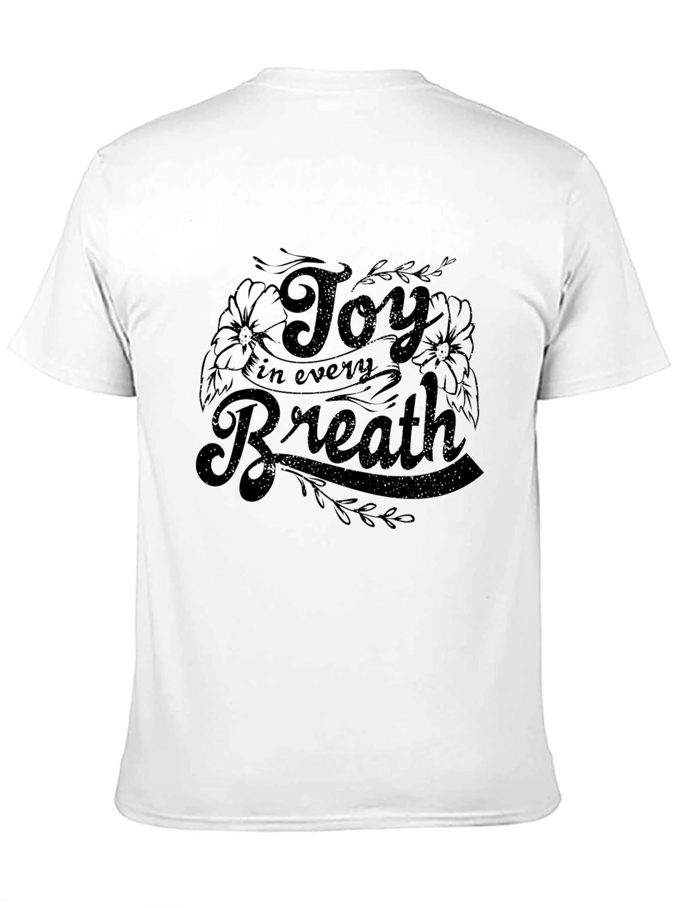 Joy in Every Breath Graphic Tee - Black
