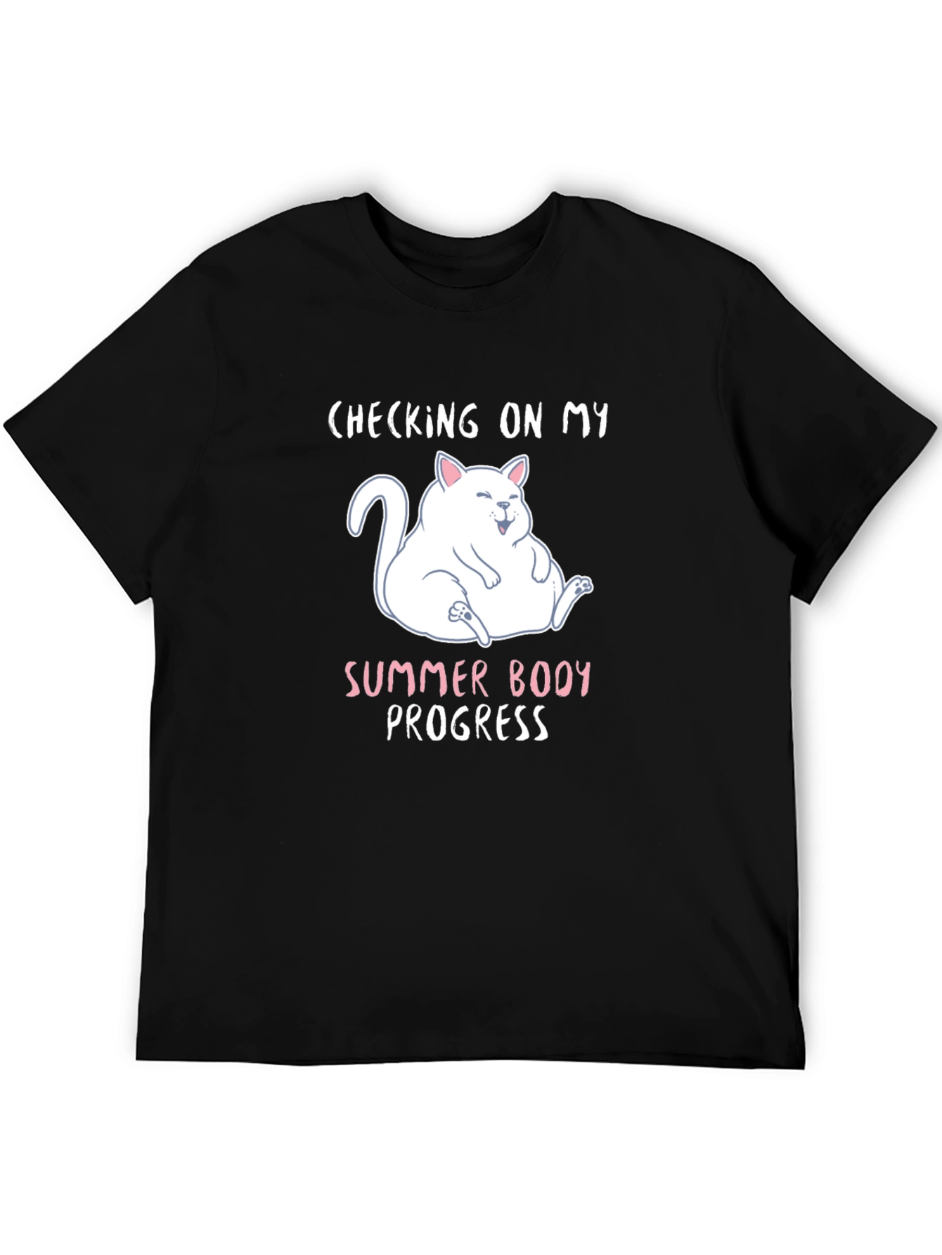 Funny Cat Summer Body T-Shirt