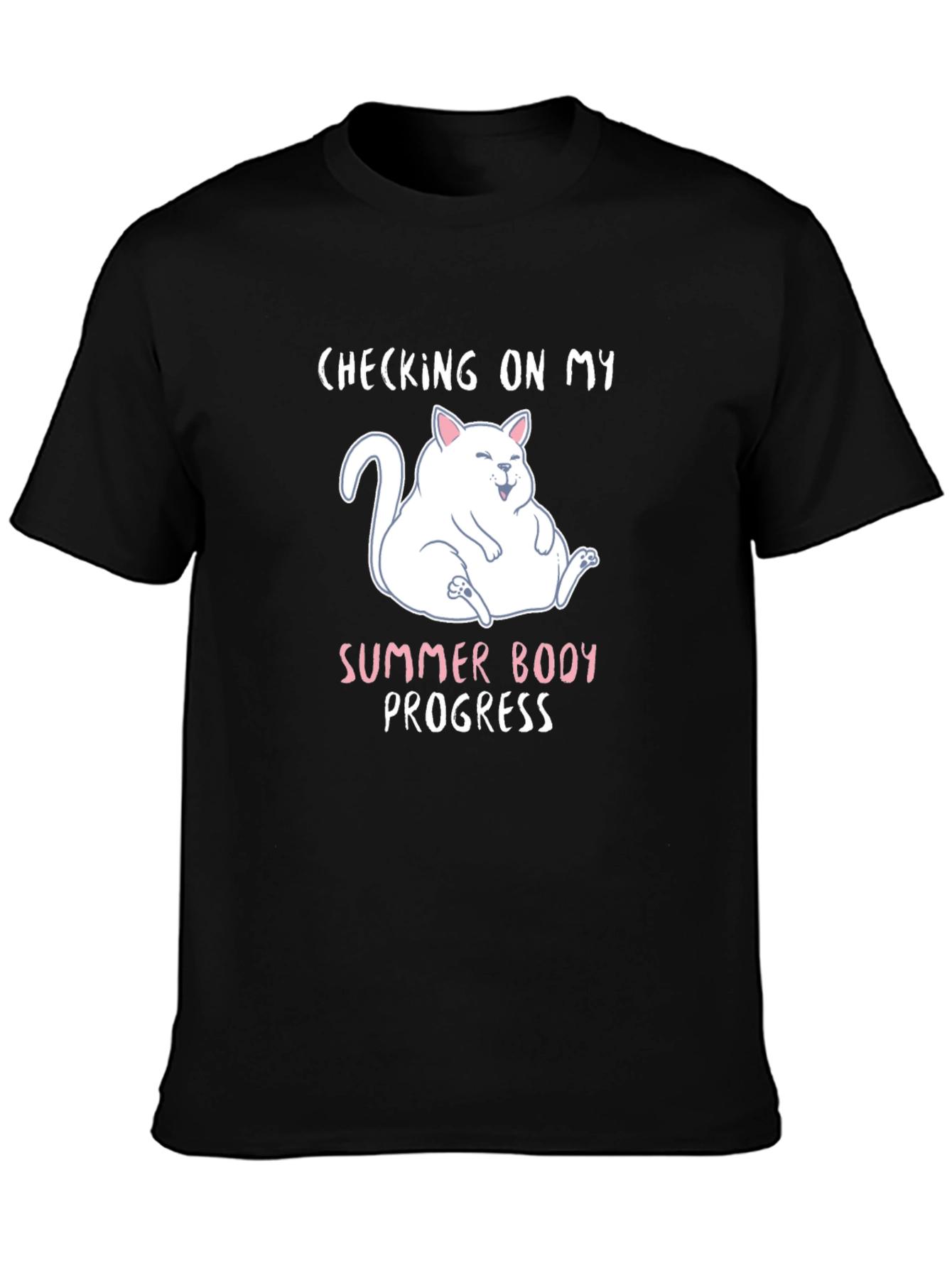 Funny Cat Summer Body T-Shirt
