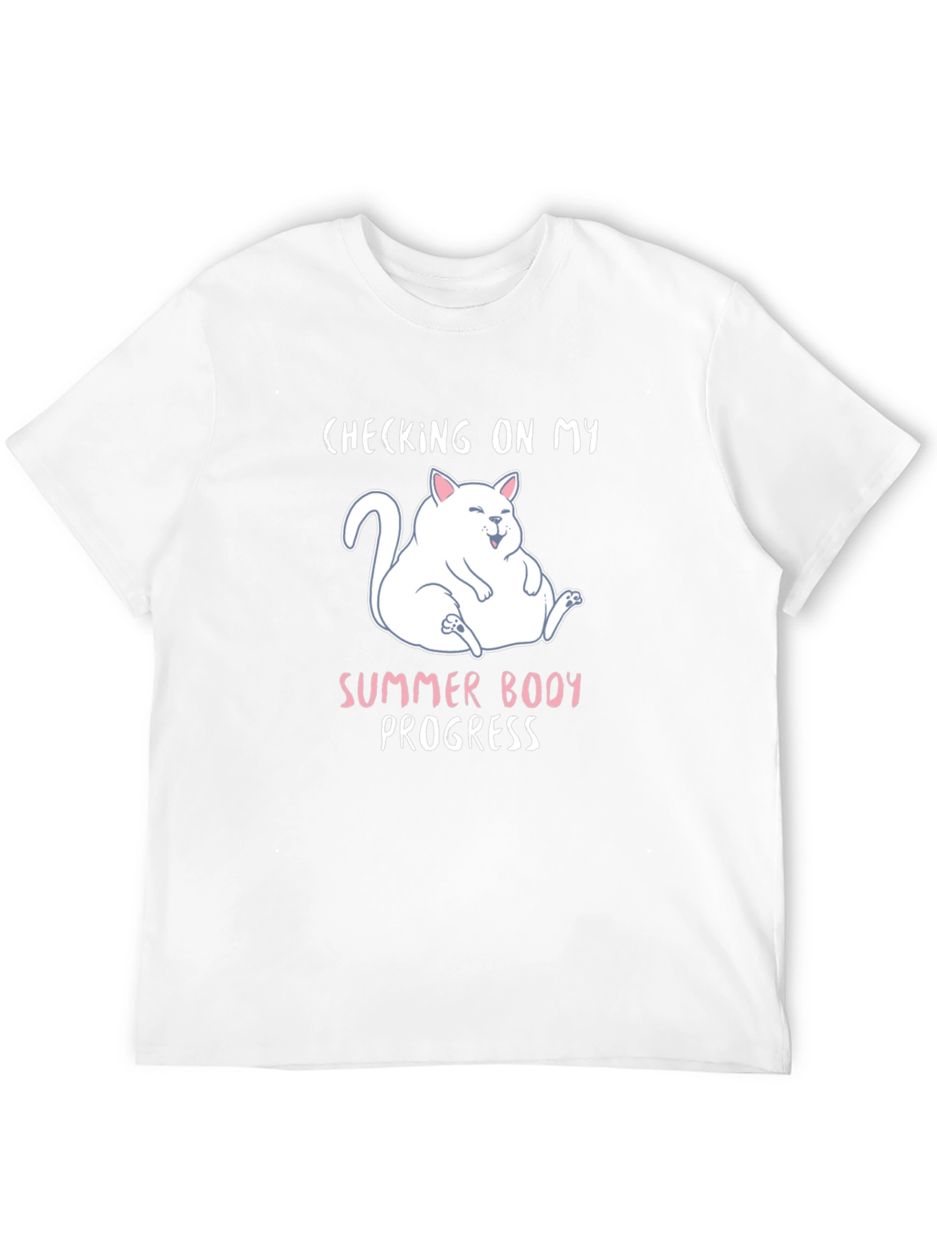 Funny Cat Summer Body T-Shirt