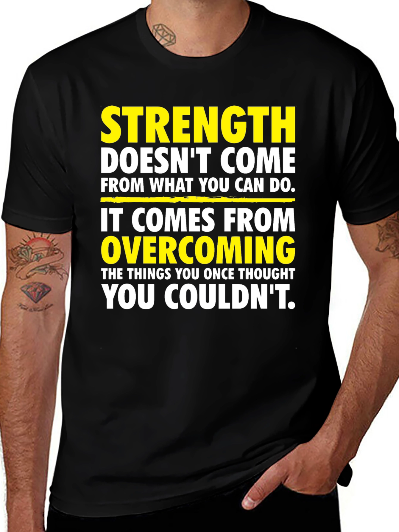Strength Overcoming Graphic T-Shirt